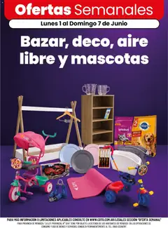 Vista previa Coto - Ofertas Bazar, deco, aire libre y mascotas válido desde el 01.06.2026