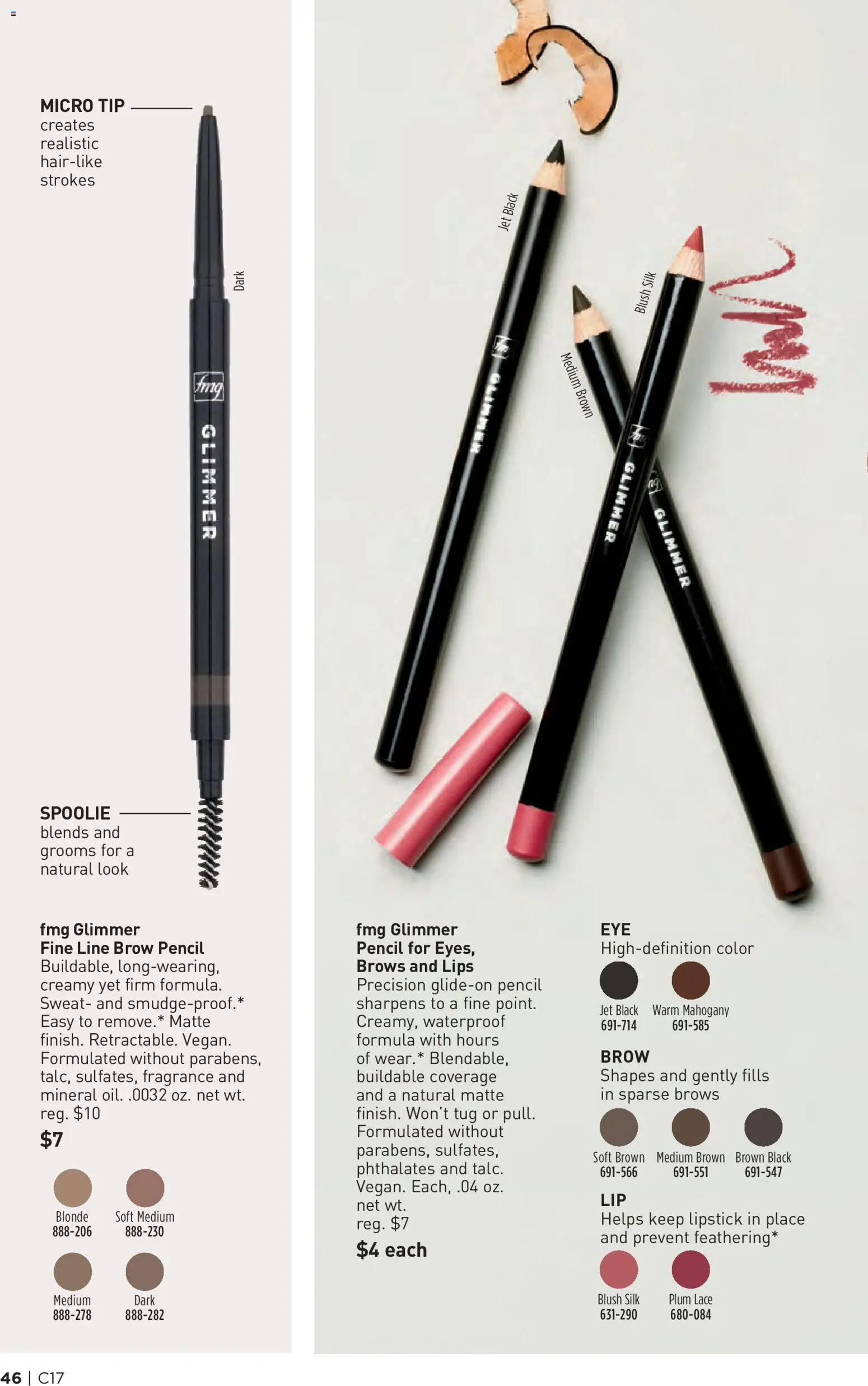 Avon Brochure - valid from 08/12/2026 | Page: 46 | Products: Plum, Pencil, Blush, Lipstick
