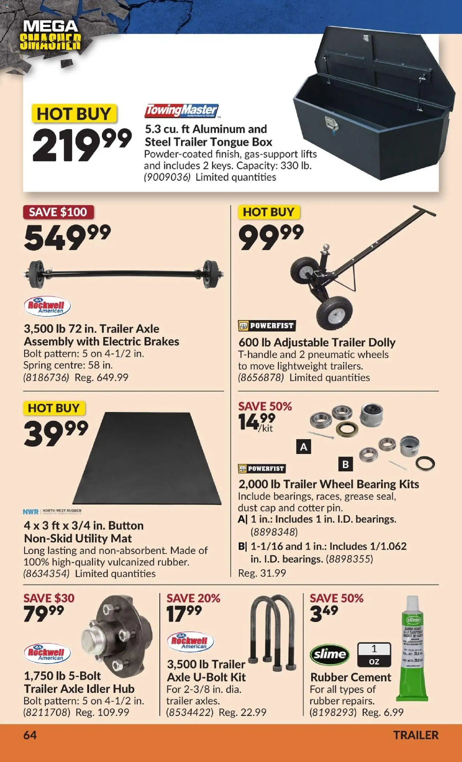 Princess Auto flyer valid from 10.03.2026 | Page: 69 | Products: Cap, Box