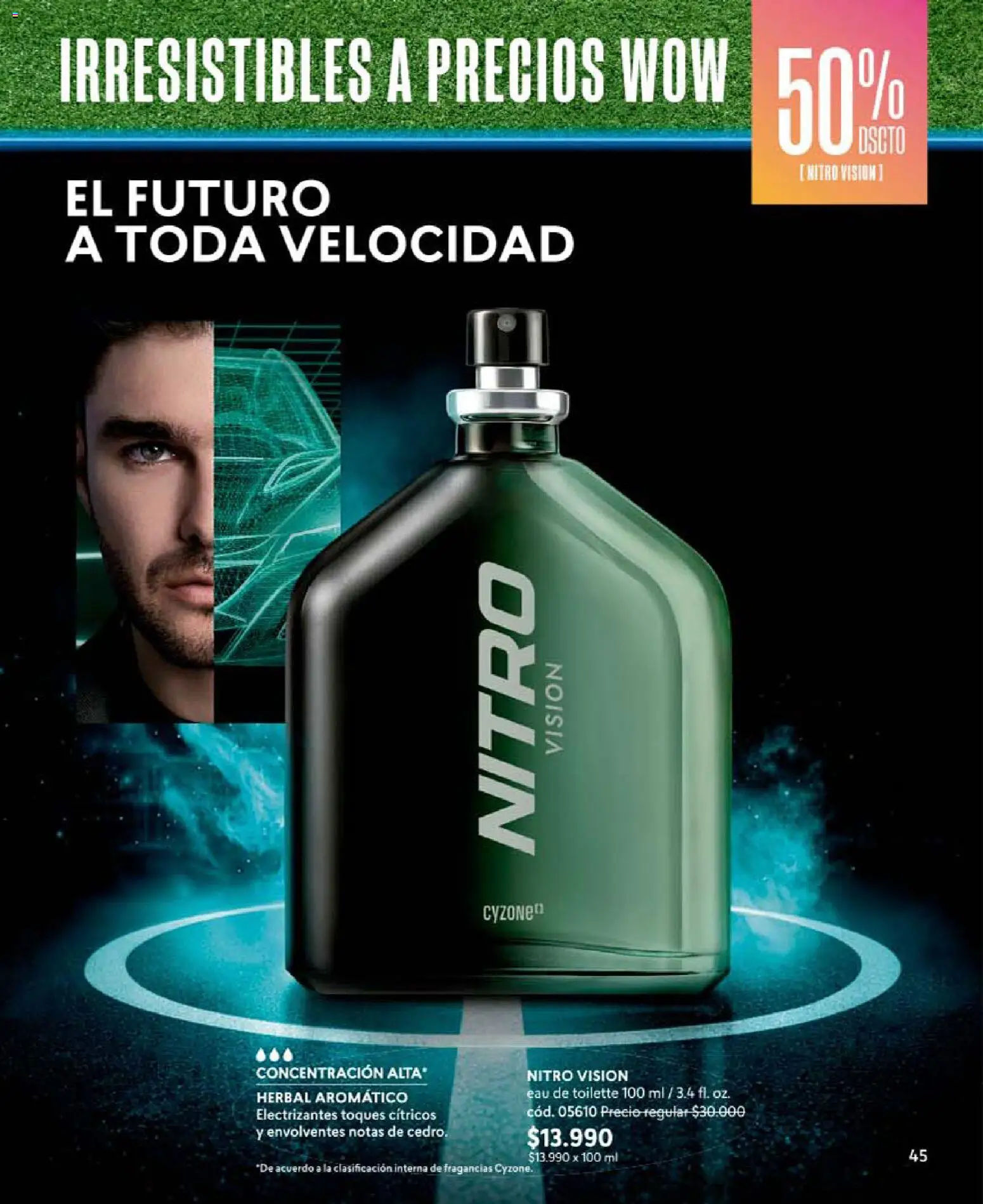 Catálogo CyZone Campaña 10 │ válido desde el 01.06.2026 | Página: 45 | Productos: Eau de toilette