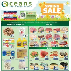 Preview of Oceans weekly flyer / circulaire from shop Oceans valid from 24.04.2026