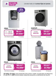 Vista previa Frávega ofertas válido desde el 06.05.2026 | Página: 10 | Productos: Lavarropas