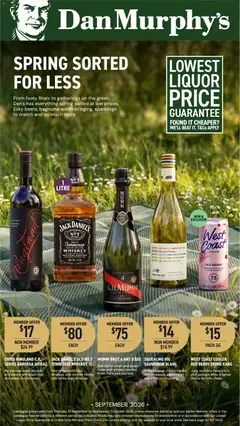 Preview of Dan Murphy's catalogue - valid from 10/09/2026