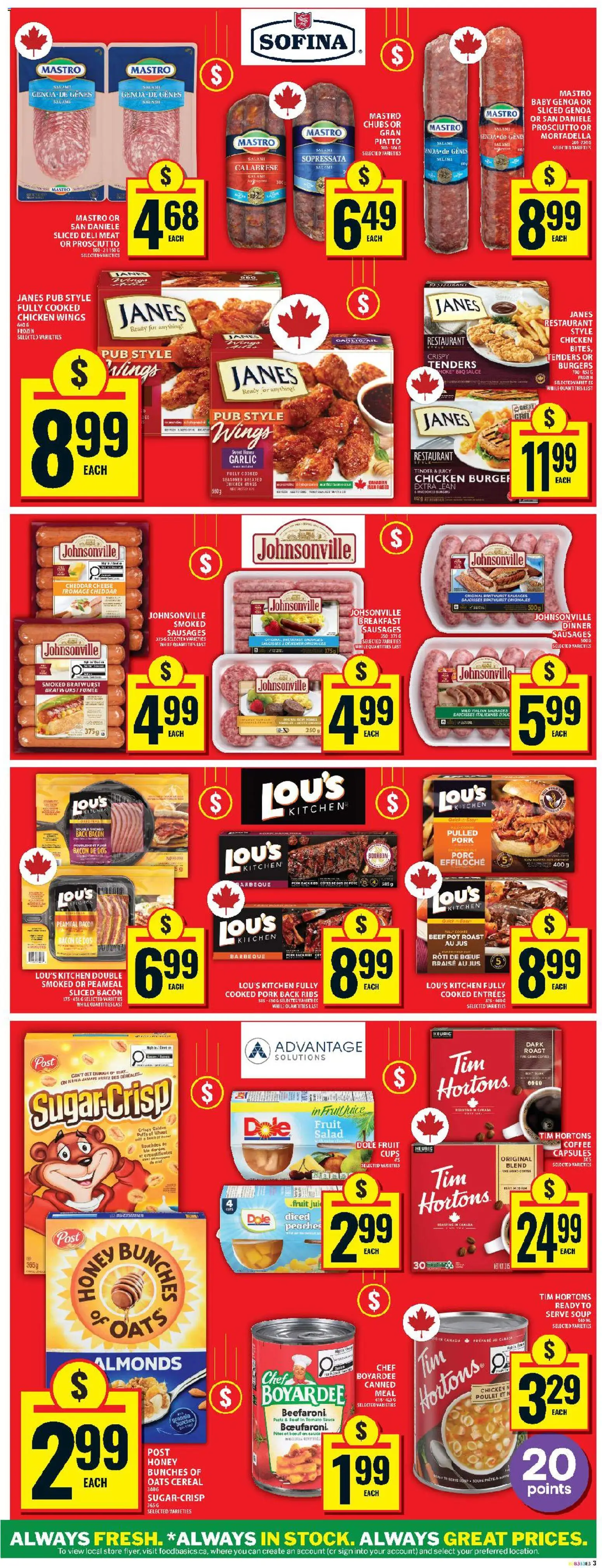 Food Basics flyer valid from 11.06.2026 | Page: 7 | Products: Beef, Pasta, Chicken wings, Pork