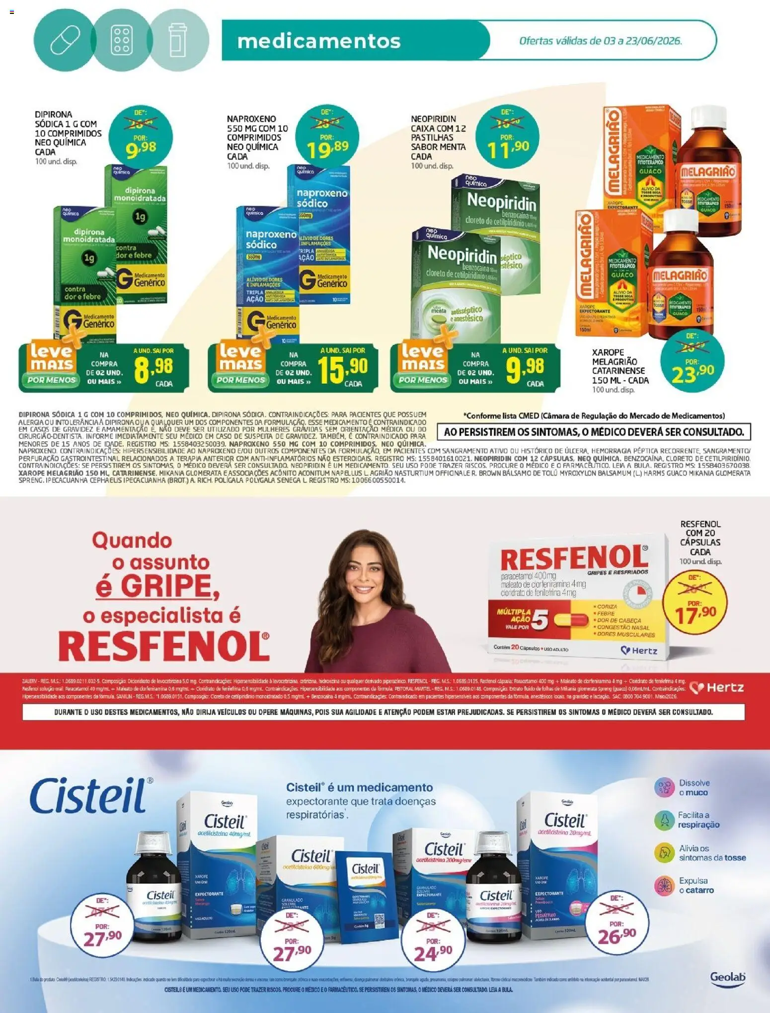 Cooper Folheto - válido de 03.06.2026 | Página: 7 | Produtos: Agrião, Caixa, Granulado, Resfenol