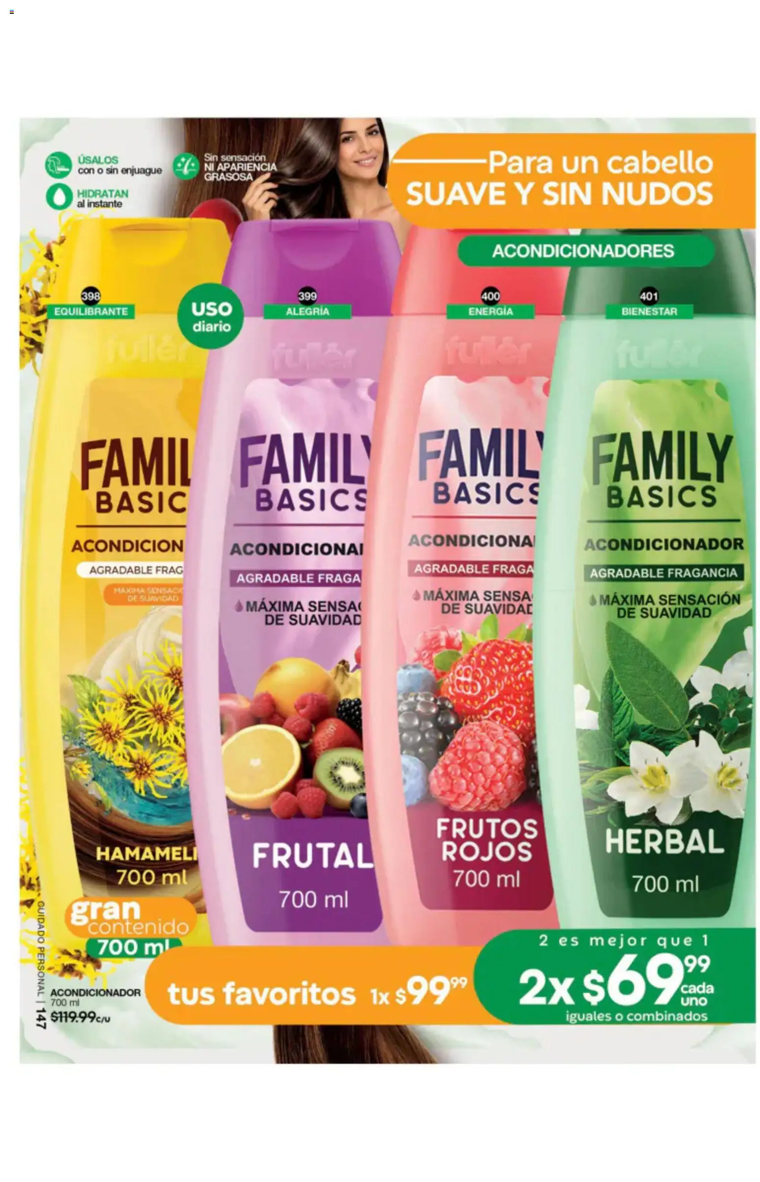 Nuevas ofertas de Fuller válidas en toda la República Mexicana desde el 08/07/2026. ¡Encuentra las mejores ofertas en Fuller campaña 7 2026! | Página: 135 | Productos: Fragancia, Acondicionador