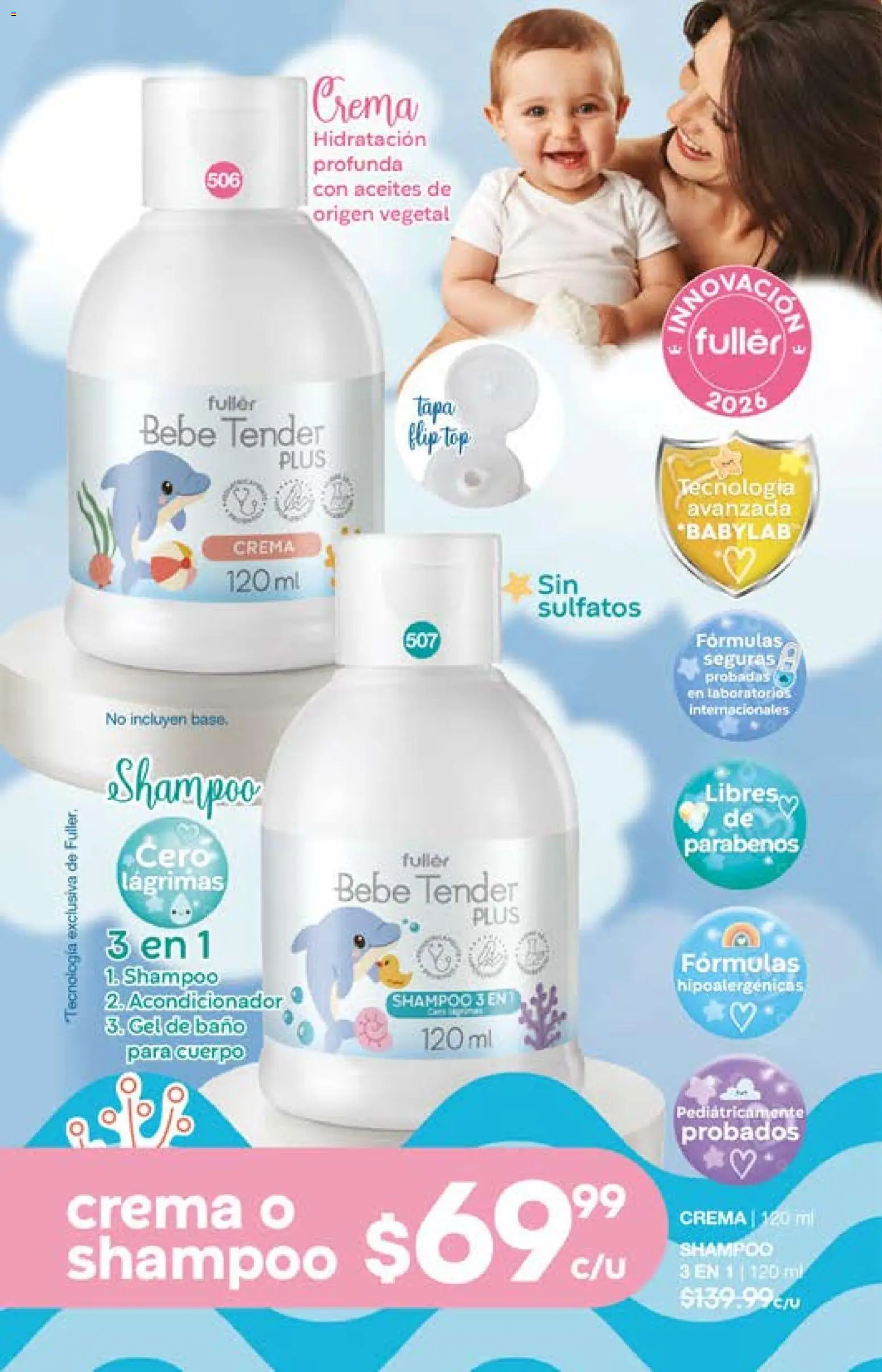 Nuevas ofertas de Fuller válidas en toda la República Mexicana desde el 01.04.2026. ¡Encuentra las mejores ofertas en Fuller campaña 26 2026! | Página: 172 | Productos: Crema, Baño, Acondicionador
