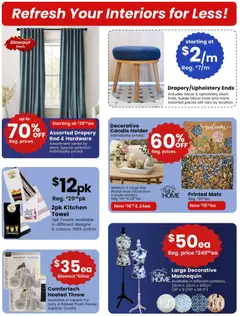 Preview of Fabricland weekly flyer / circulaire from shop Fabricland valid from Aug 1, 2026 | Page: 14