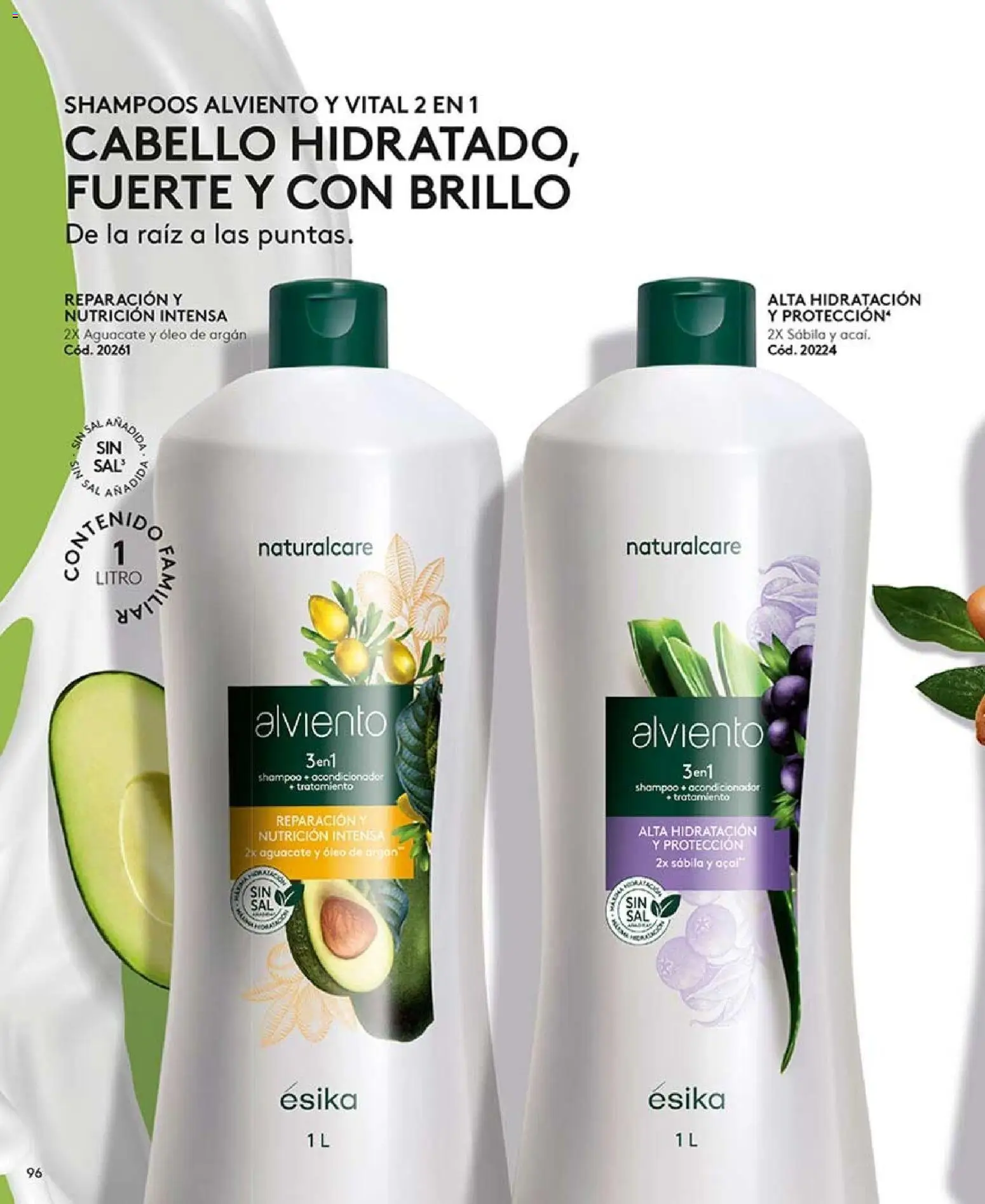 Catálogo Ésika Campaña 12 │ válido desde el 06.07.2026 | Página: 96 | Productos: Brillo, Acondicionador, Shampoo
