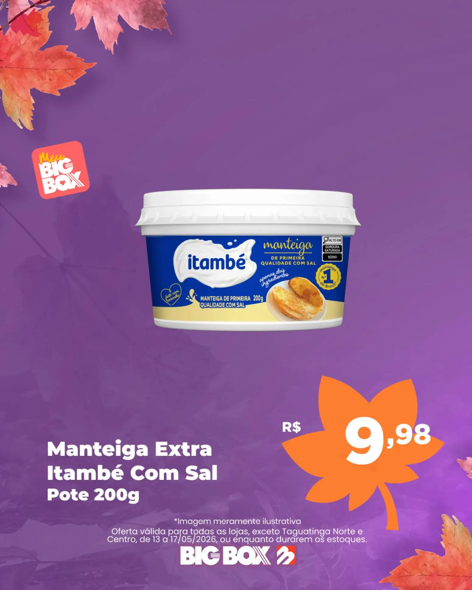 Big Box Folheto - válido de 13.05.2026 | Página: 6 | Produtos: Manteiga, Sal
