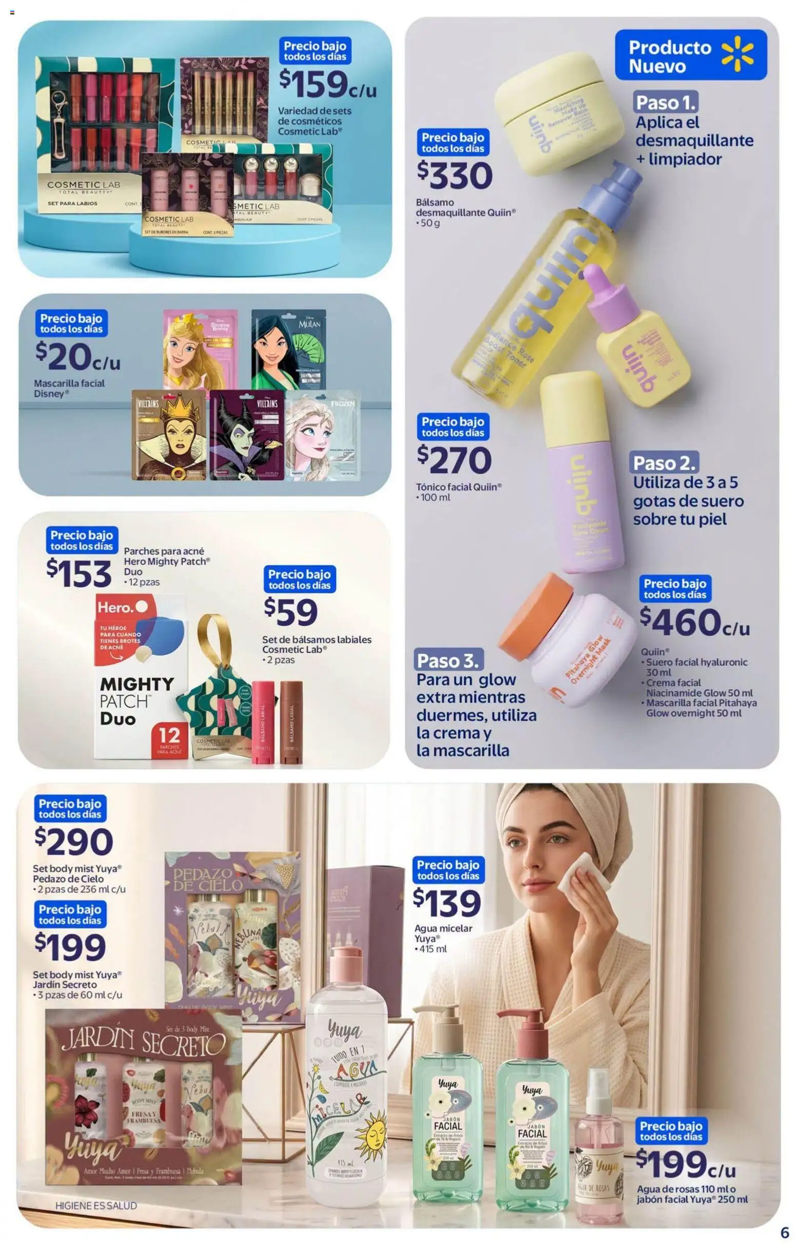 Nuevas ofertas de Walmart válidas en toda la República Mexicana desde el 18/09/2026. ¡Encuentra las mejores ofertas en Walmart folleto Tu rutina K-Beauty a precios bajos.! | Página: 6 | Productos: Desmaquillante, Bálsamo, Body, Agua micelar