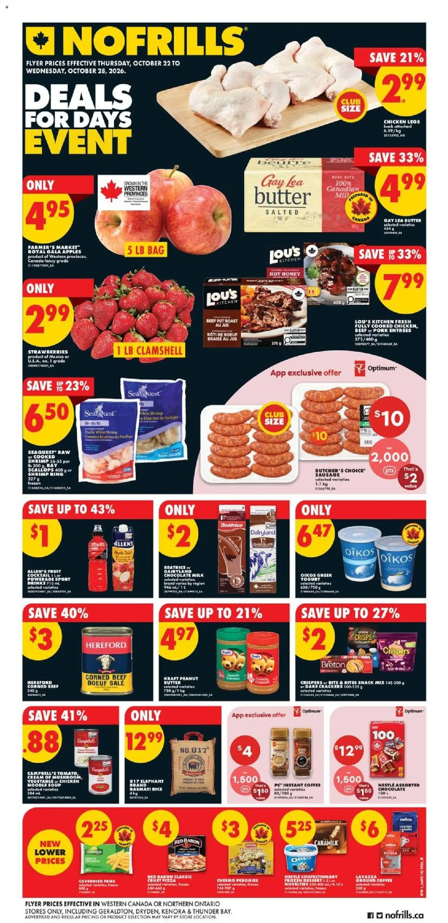 No Frills flyer valid from Oct 22, 2026 | Page: 1