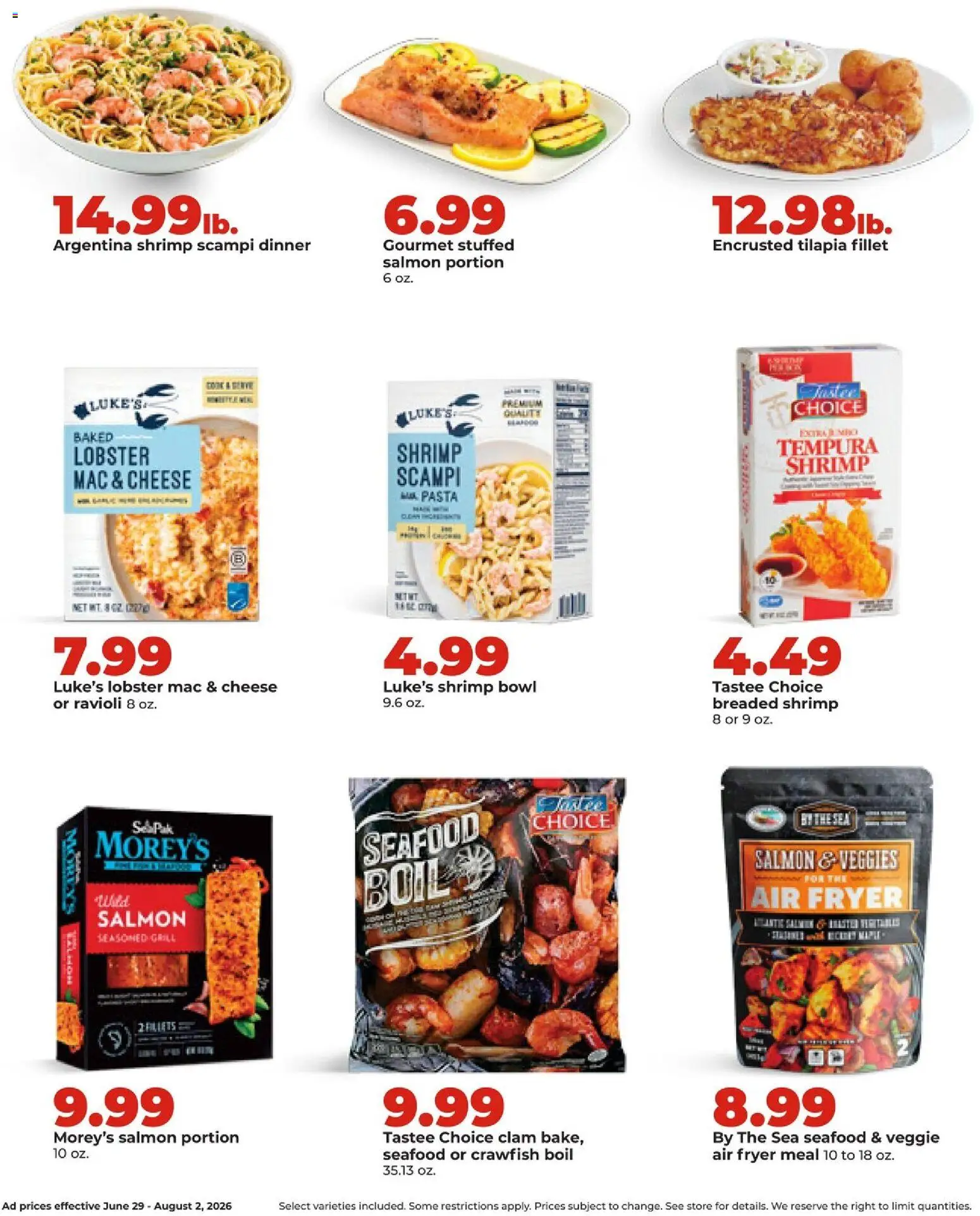HyVee Monthly Ad - valid from 06/29/2026 | Page: 12 | Products: Fryer, Cheese, Pasta, Grill