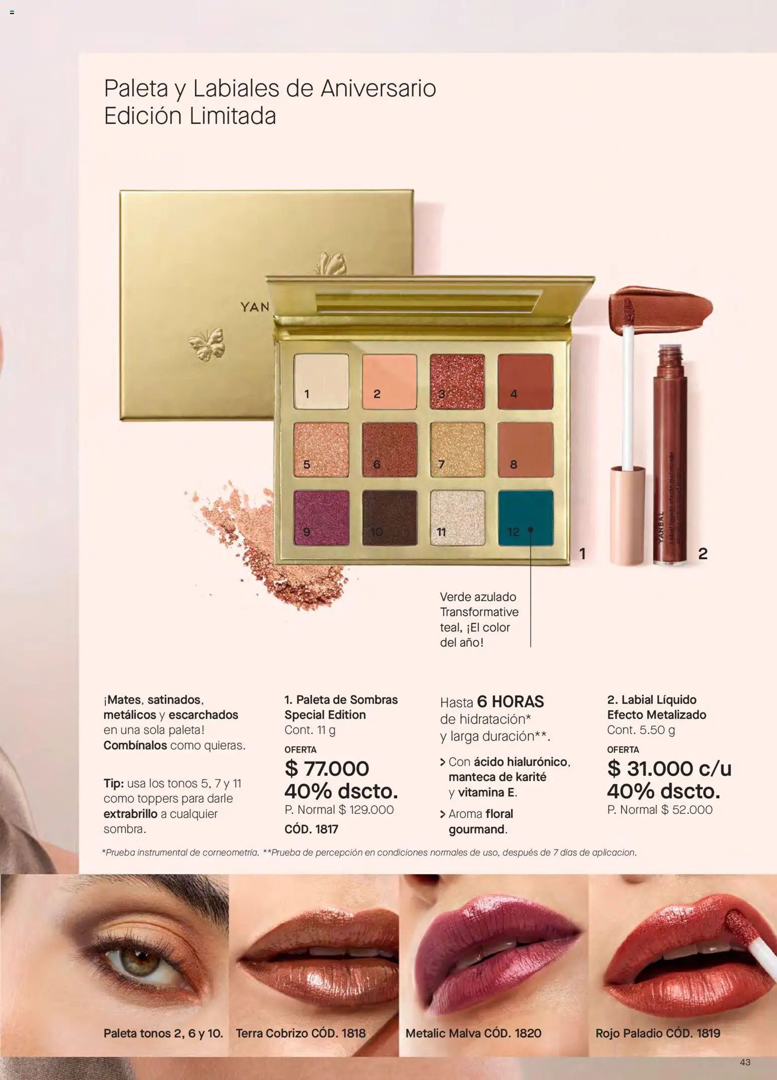 Yanbal revista - valida desde el 18/07/2026 | Página: 43 | Productos: Manteca