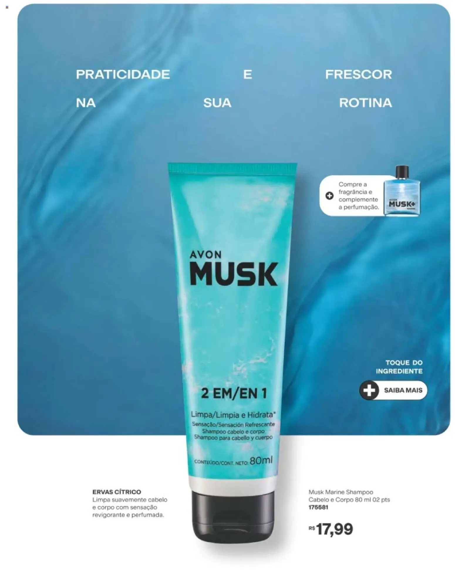 Avon Folheto - válido de 19/07/2026 | Página: 159 | Produtos: Shampoo, Fragrância