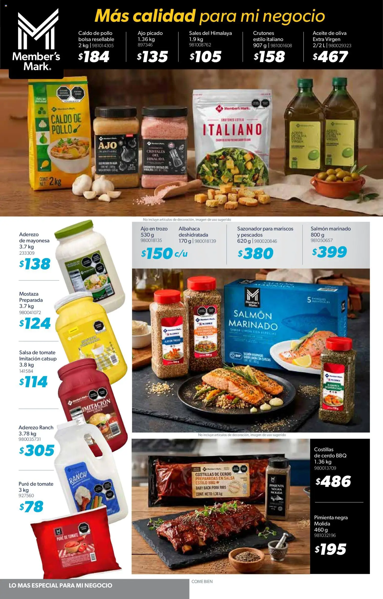 Nuevas ofertas de Sam's Club válidas en toda la República Mexicana desde el 03.06.2026. ¡Encuentra las mejores ofertas en Sam's Club catálogo Mi gran jugada. Es comprar productos únicos! | Página: 4 | Productos: Aderezo, Tomate, Aceite, Catsup