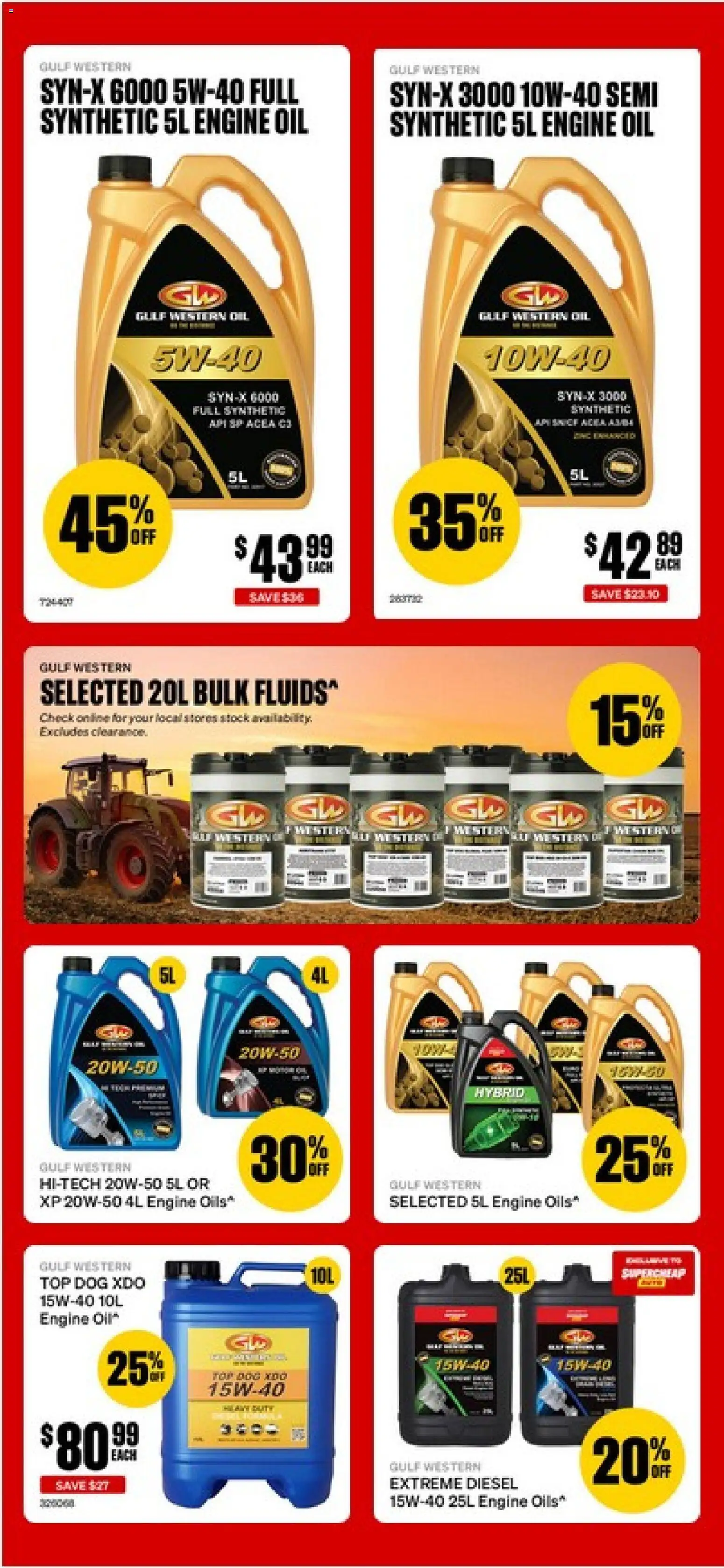 Supercheap Auto catalogue - valid from 08/09/2026 | Page: 4 | Products: Oil