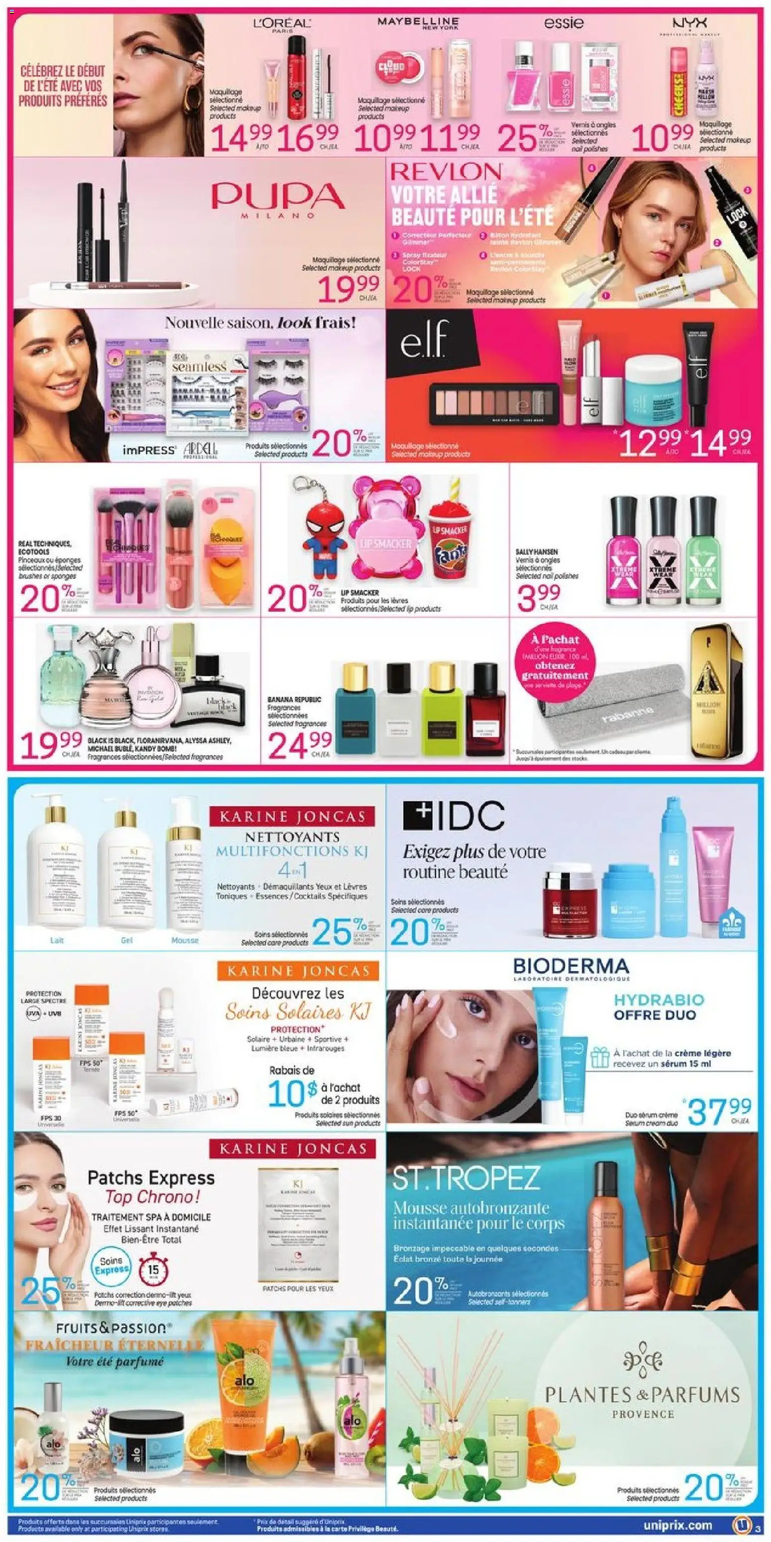 Uniprix flyer valid from Jun 25, 2026 | Page: 4 | Products: Cream