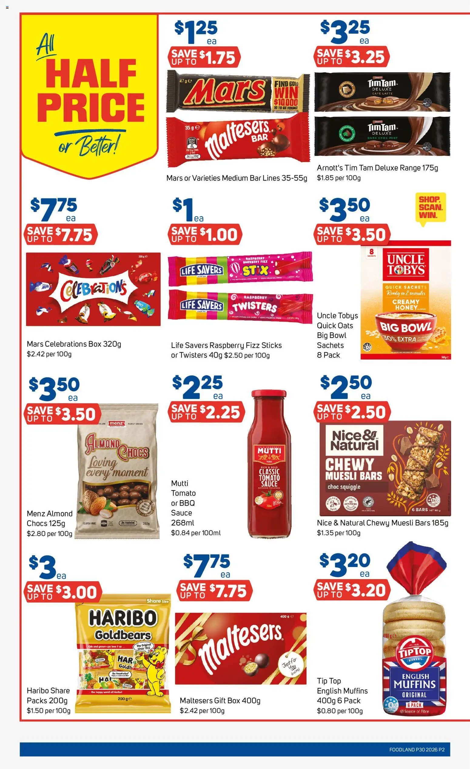Foodland catalogue - valid from 22/07/2026 | Page: 2 | Products: Box, Honey, Sauce, Raspberry