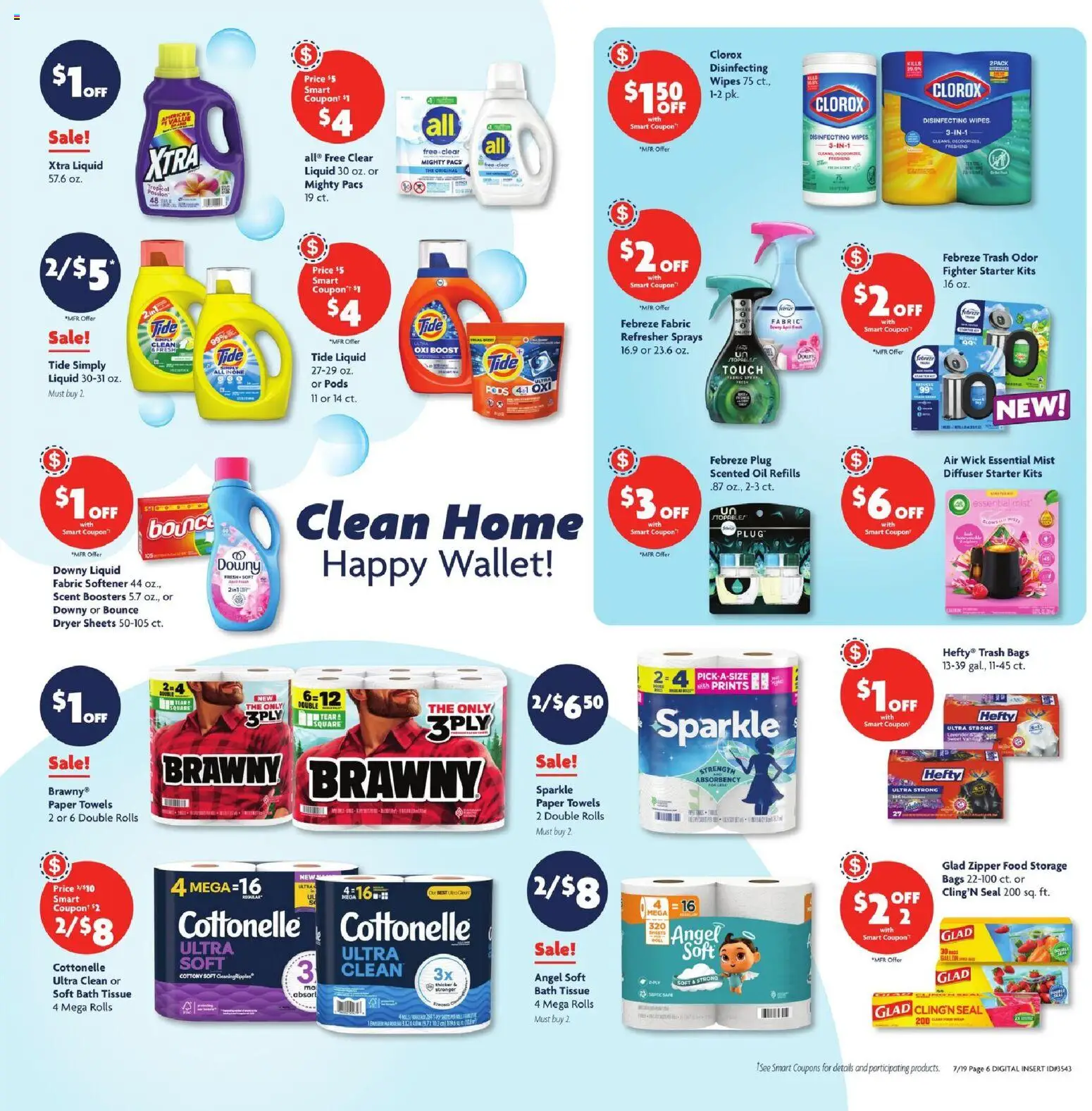 Family Dollar Weekly Ad - valid from 07/19/2026 | Page: 11 | Products: Bath, Fabric softener, Wallet, Dryer