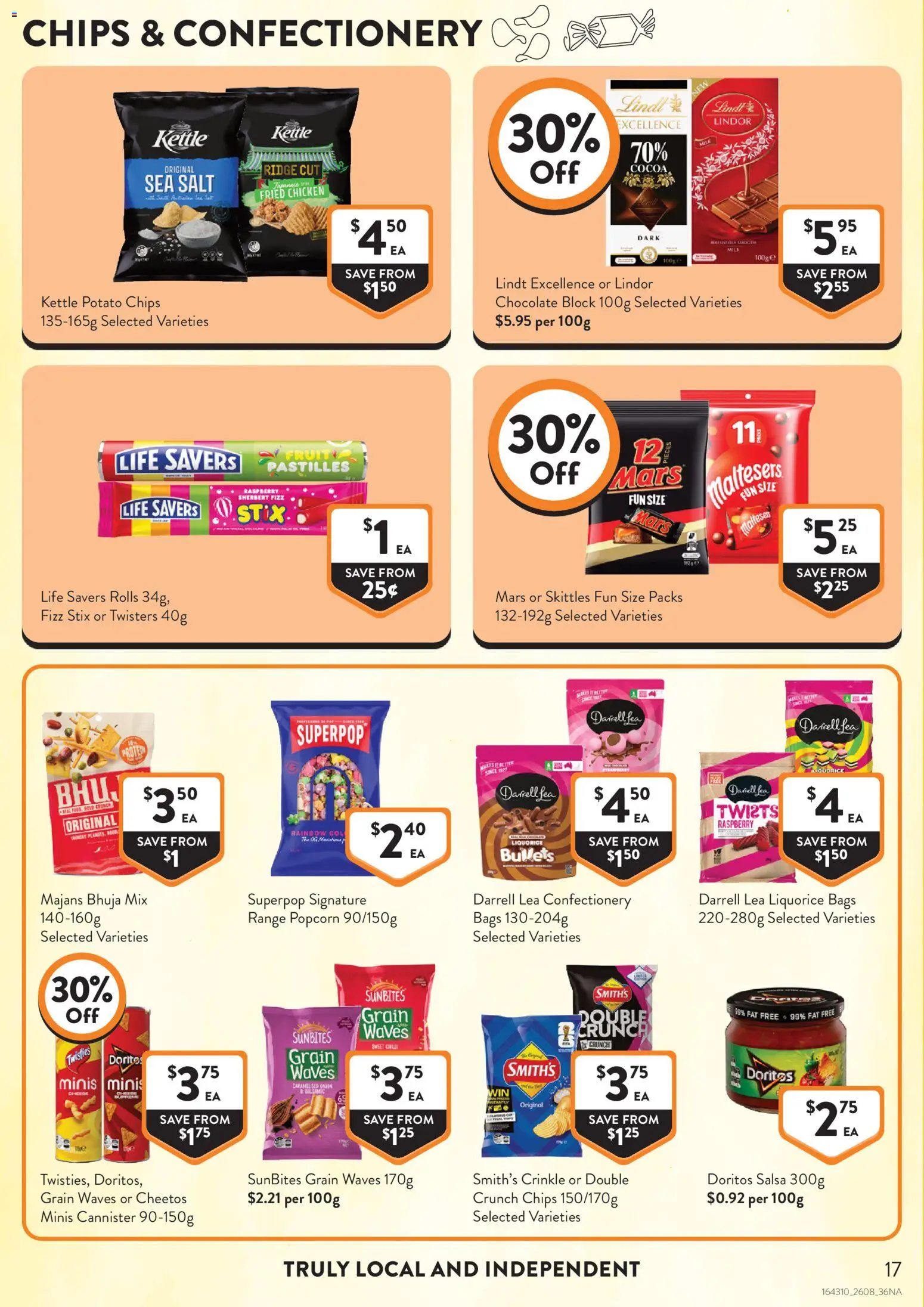 Foodworks catalogue - valid from 26/08/2026 | Page: 17 | Products: Chips, Salsa, Chilli, Raspberry