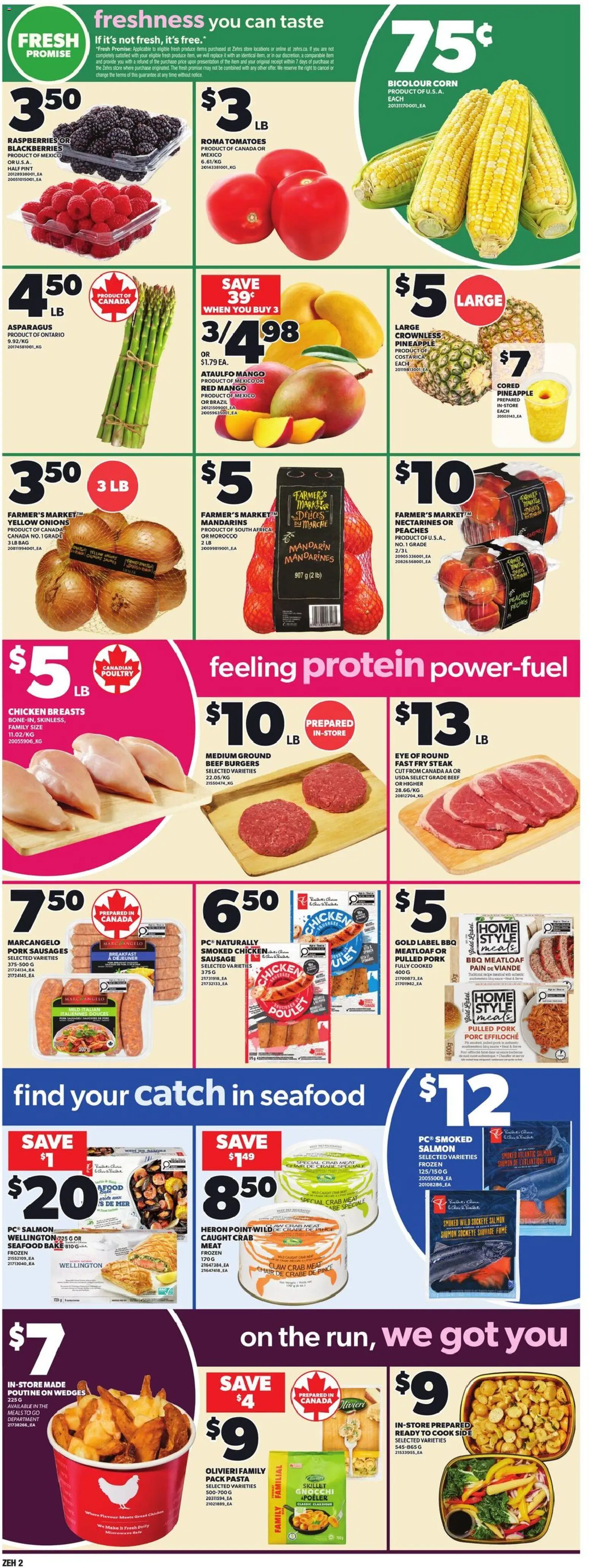 Zehrs flyer valid from 11.06.2026 | Page: 6 | Products: Pasta, Bag, Chair, Tomatoes