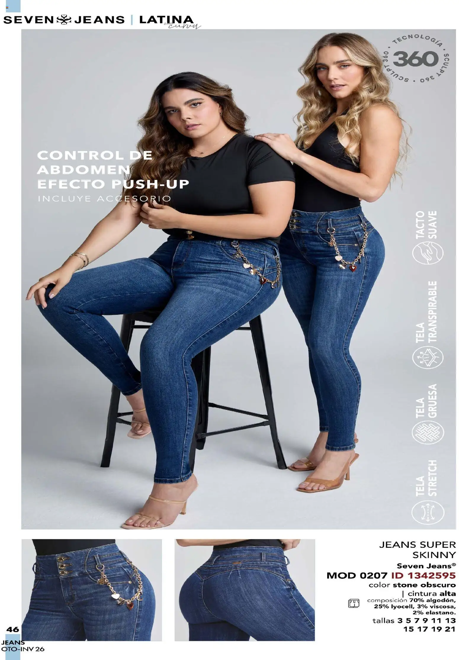 Nuevas ofertas de Price Shoes válidas en toda la República Mexicana desde el 03/08/2026. ¡Encuentra las mejores ofertas en Price Shoes catálogo Seven Jeans! | Página: 46