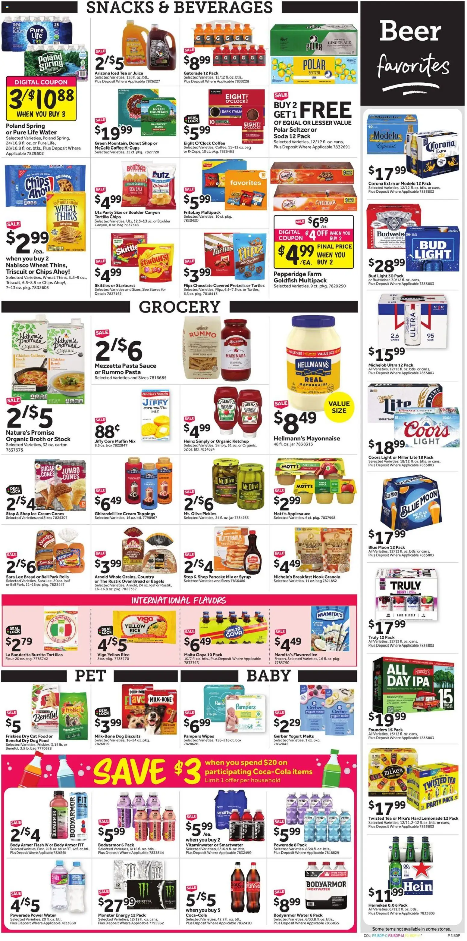 Stop & Shop Weekly Circular - CT - valid from 07/24/2026 | Page: 5 | Products: Vitamin, Coffee, Juice, Tea