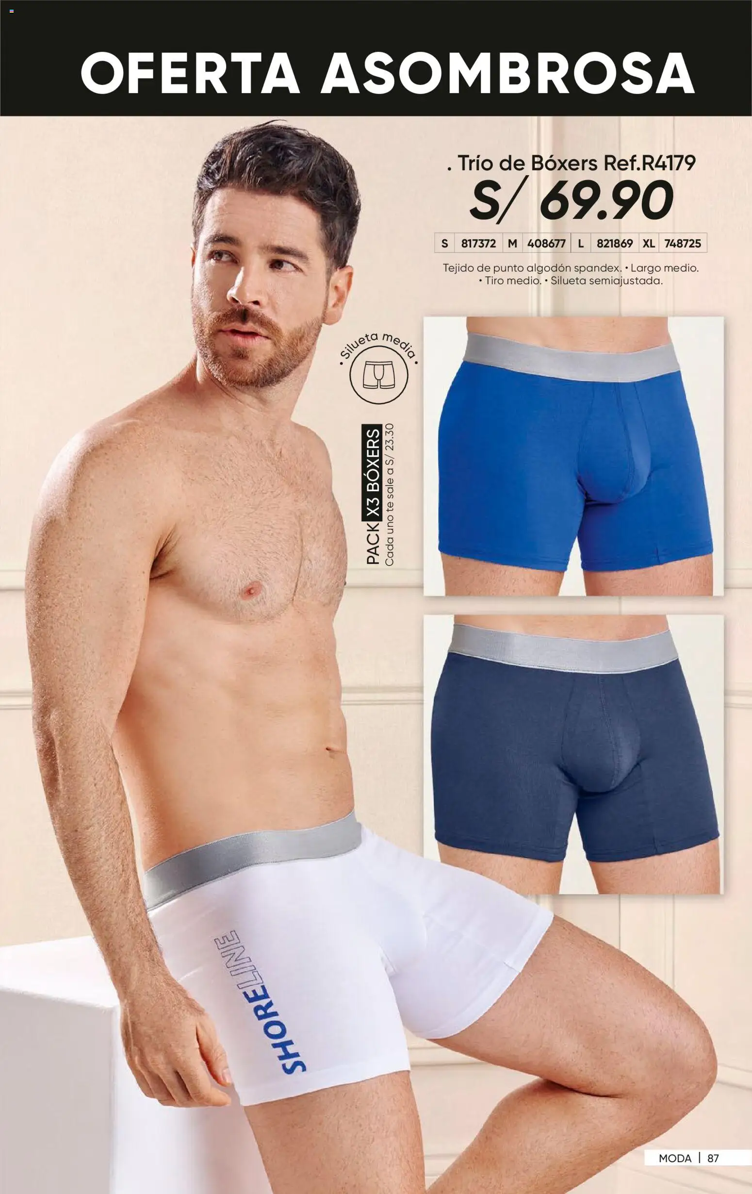 Catálogo Azzorti válido desde 31/08/2026 | Página: 93 | Productos: Té, Boxers, Algodón