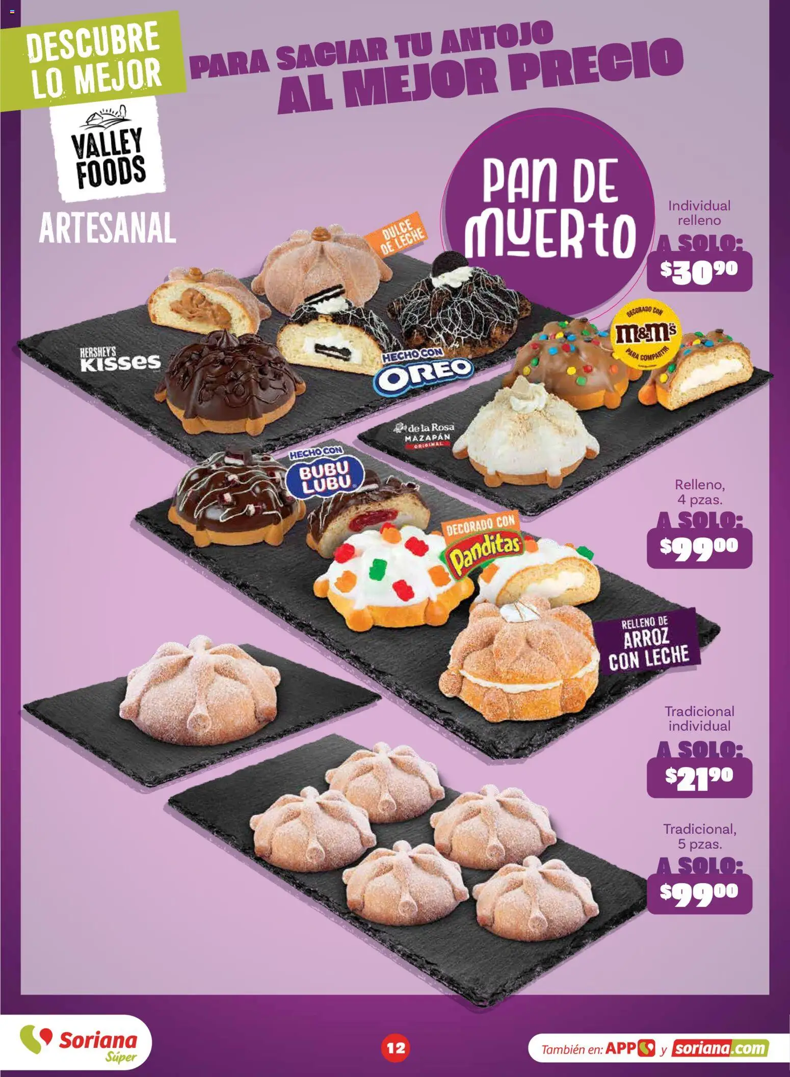 Nuevas ofertas de Soriana válidas en toda la República Mexicana desde el 18/09/2026. ¡Encuentra las mejores ofertas en Soriana Descubre lo mejor al mejor precio Súper Nacional! | Página: 12 | Productos: Pan, Dulce, Oreo, Arroz con leche