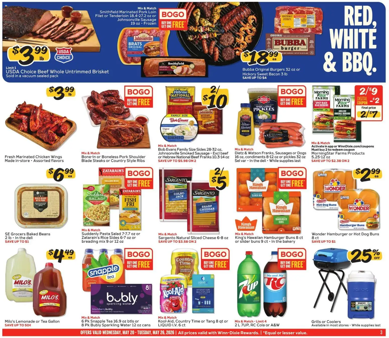 Winn Dixie Weekly Ad - valid from 20.05.2026 | Page: 3