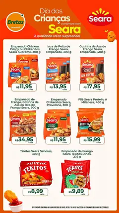 Bretas ofertas Seara - Pré-Visualização do folheto da loja Bretas, válido de 01/10/2026
