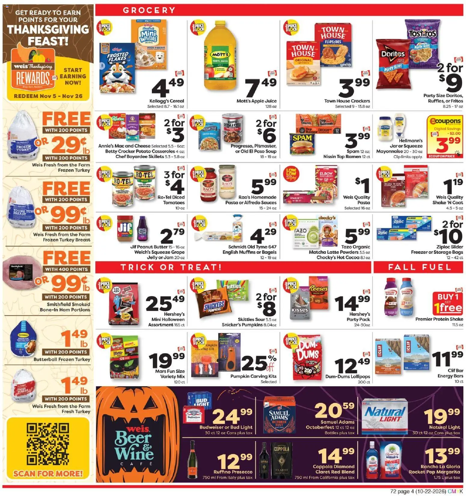 Weis Weekly Ad - valid from 10/22/2026 | Page: 4