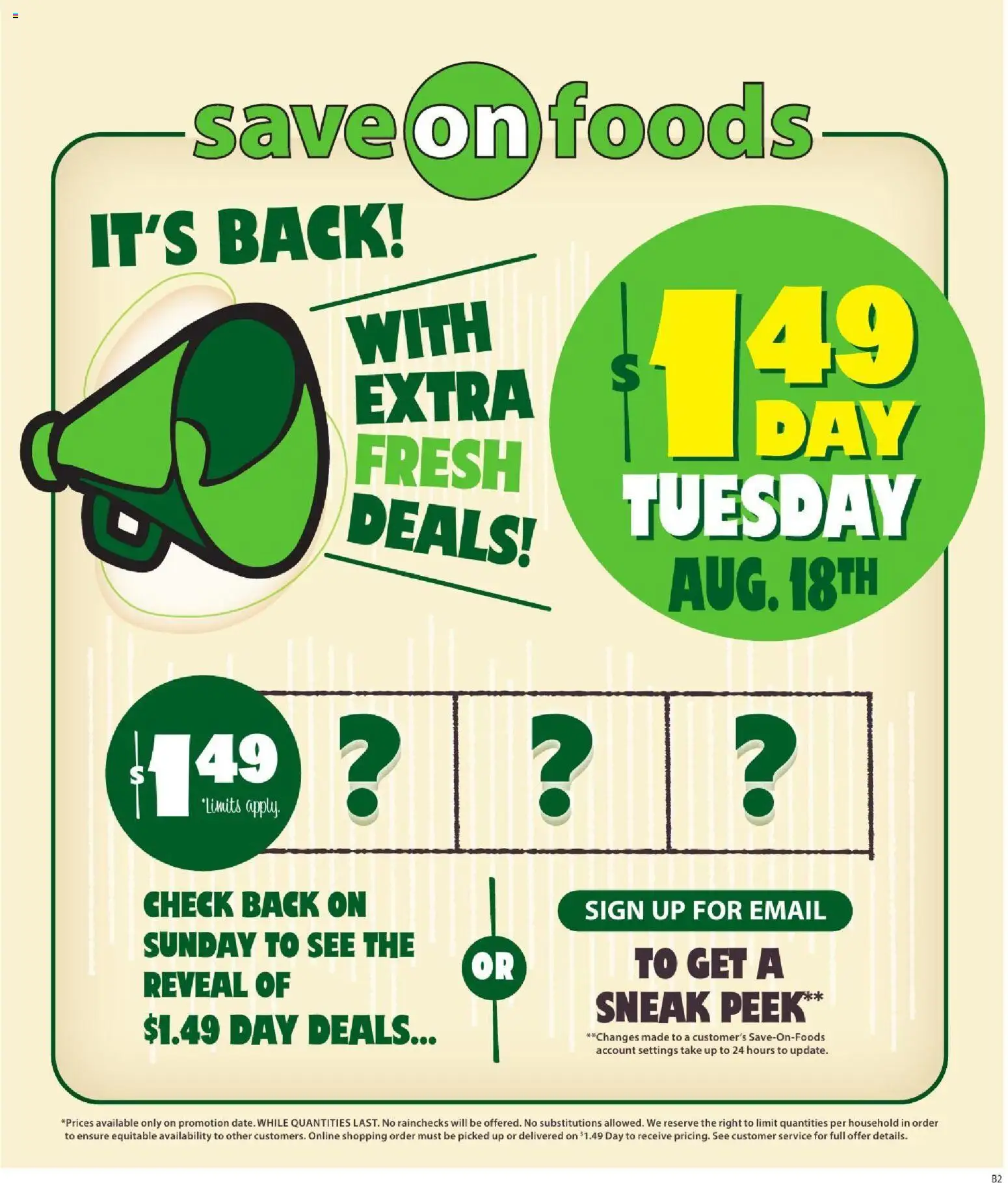 Save on foods flyer valid from Aug 13, 2026 | Page: 2