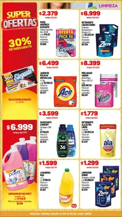 Vista previa Makro Ofertas VOLVETE A ILUSIONAR válido desde el 09/07/2026 | Página: 13 | Productos: Papel higiénico, Polvo, Quitamanchas, Espuma