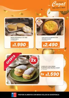 Cugat Ofertas válido desde el 31.07.2026 | Página: 19 | Productos: Panadería, Pan, Crema