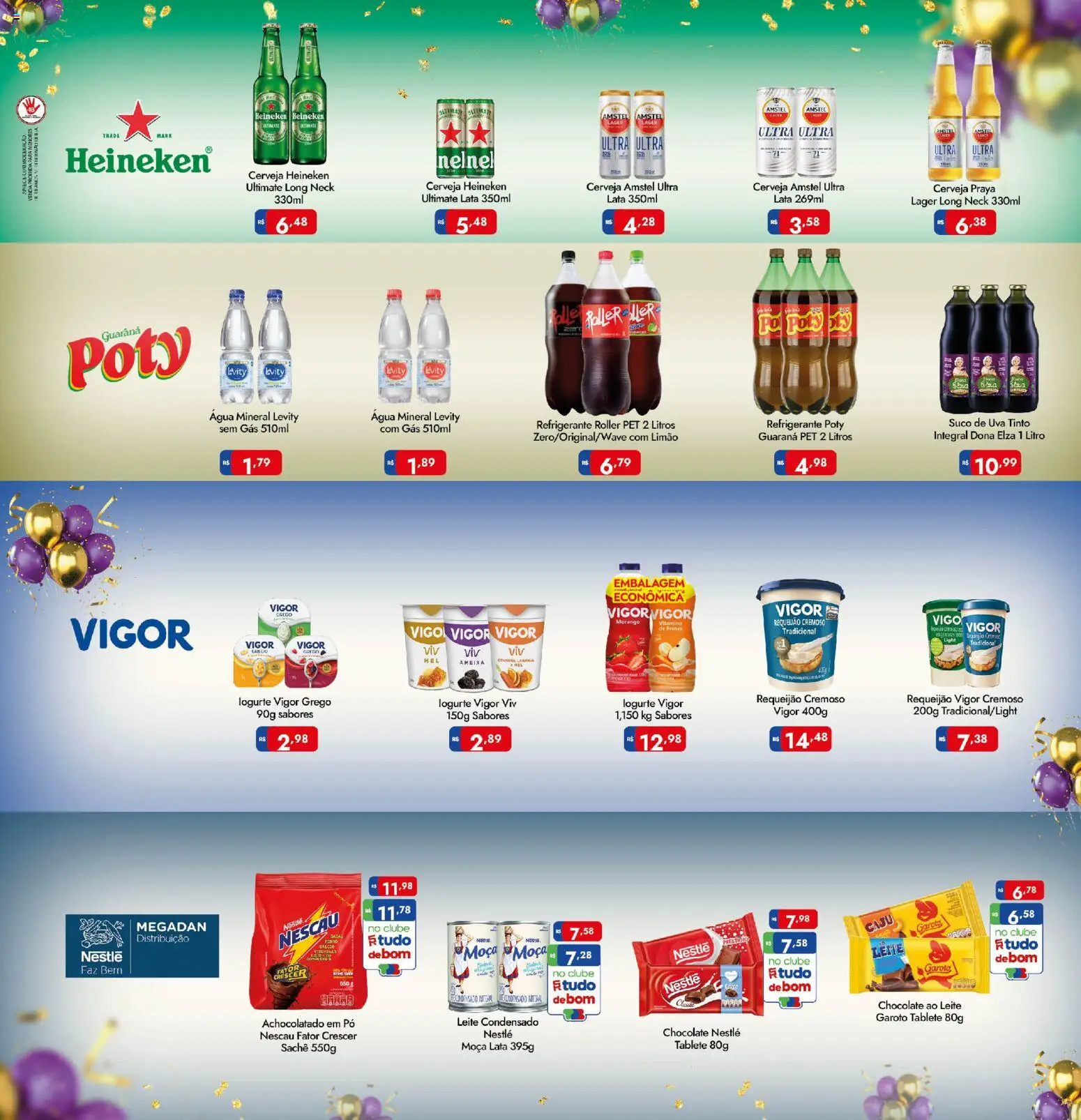Supermercados Rondon Folheto - válido de 21/09/2026 | Página: 13 | Produtos: Caju, Leite, Água mineral, Leite condensado