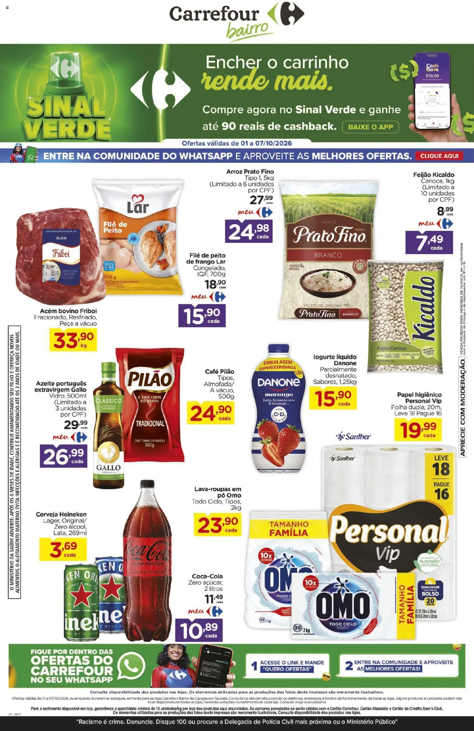 Carrefour Bairro Folheto - válido de 01/10/2026 | Página: 1