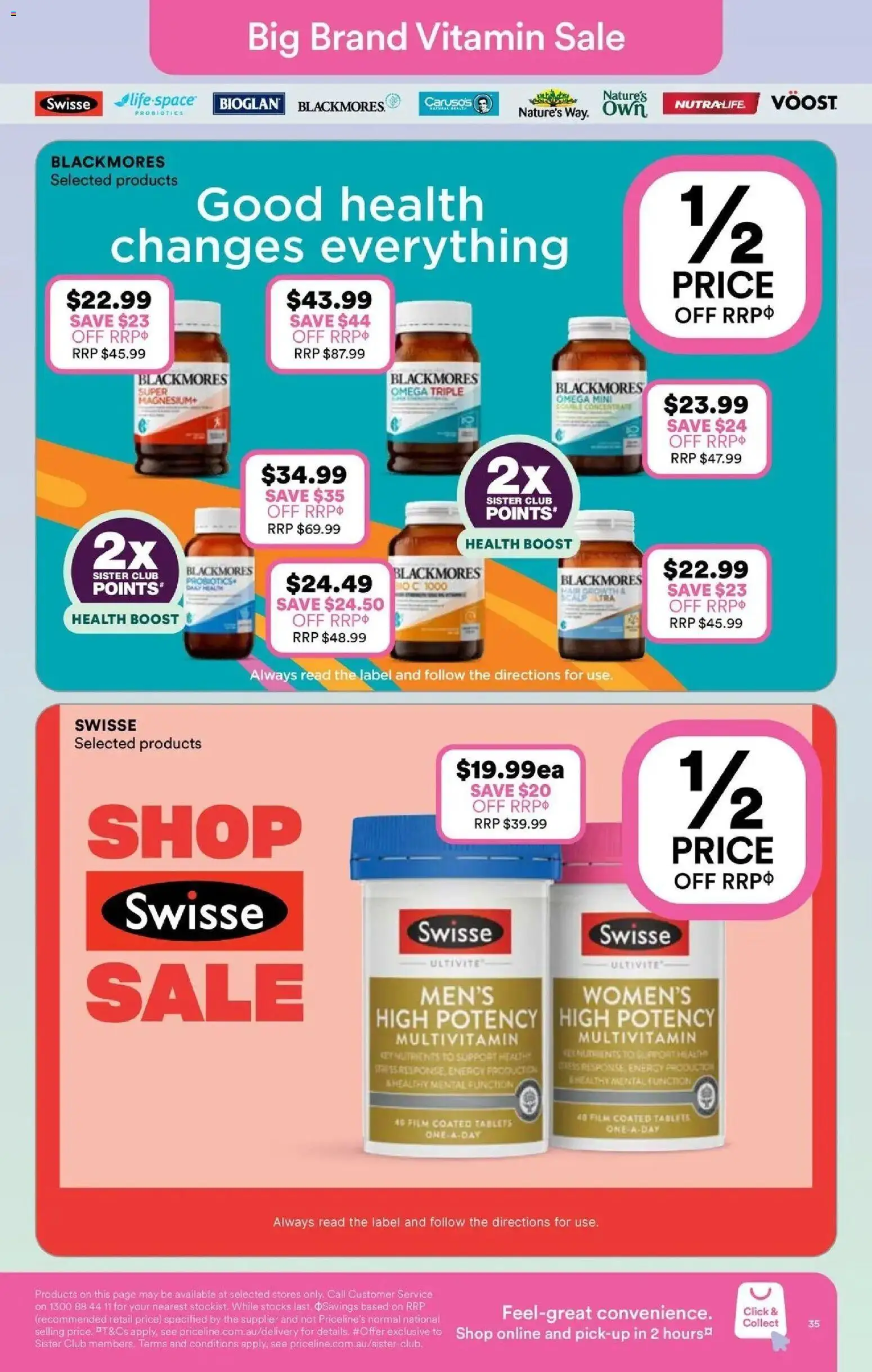 Priceline Pharmacy catalogue - valid from 03.06.2026 | Page: 35 | Products: Multivitamin, Nutrients, Tablets, Vitamin
