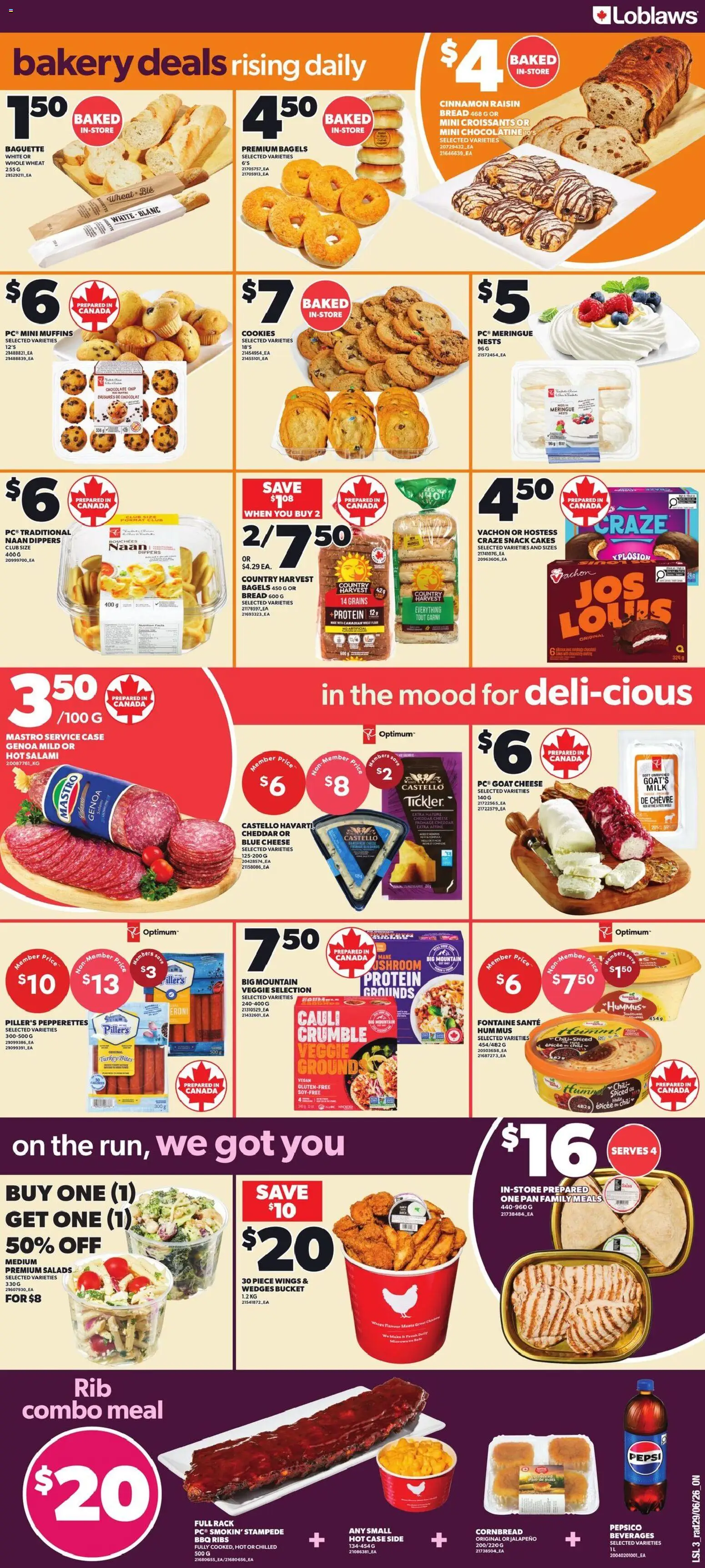 Loblaws flyer valid from Jul 2, 2026 | Page: 5 | Products: Case, Cheese, Bread, Chocolate
