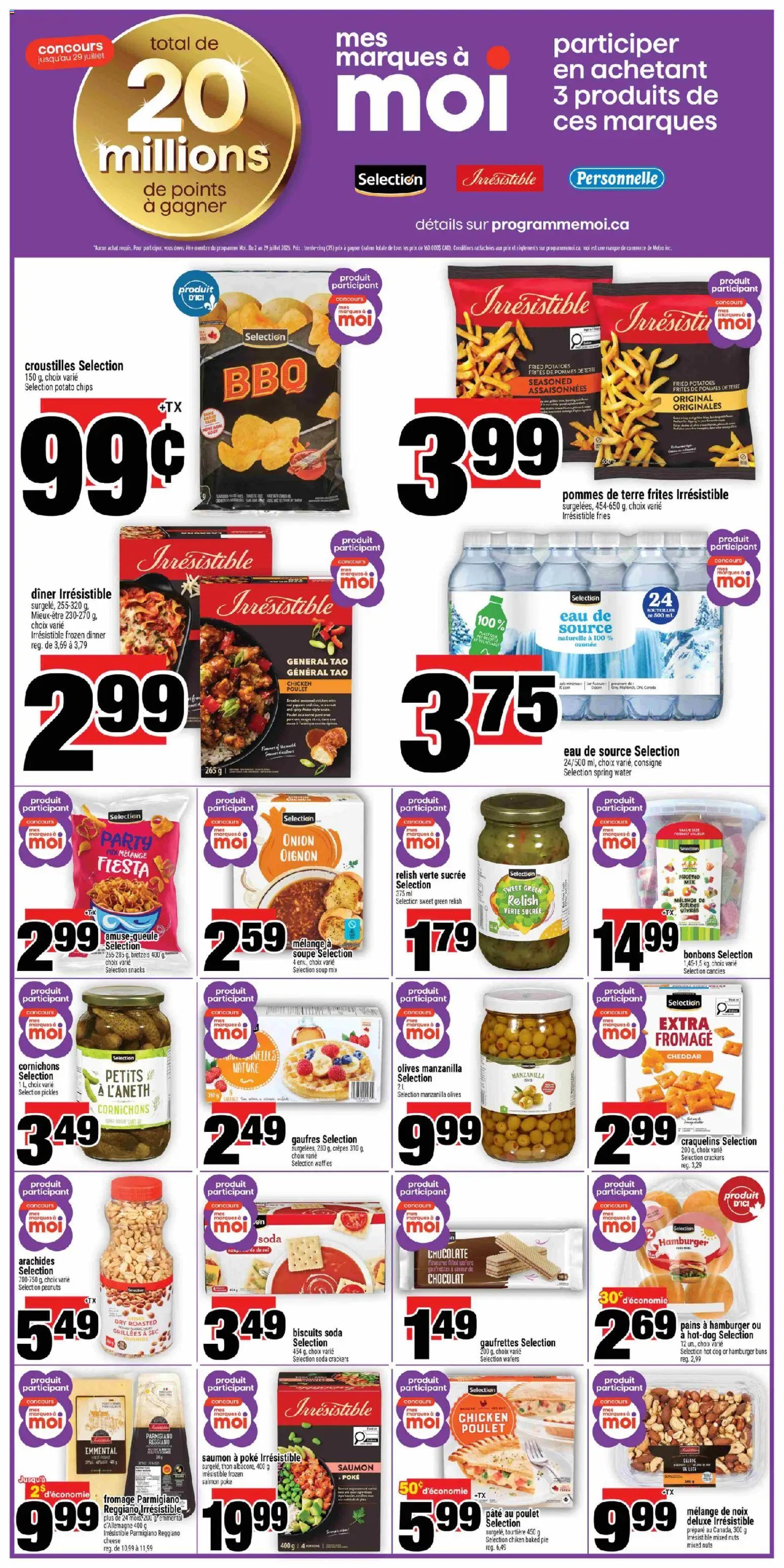 Super C flyer valid from Jul 2, 2026 | Page: 10 | Products: Potatoes, Cheese, Chocolate, Chicken
