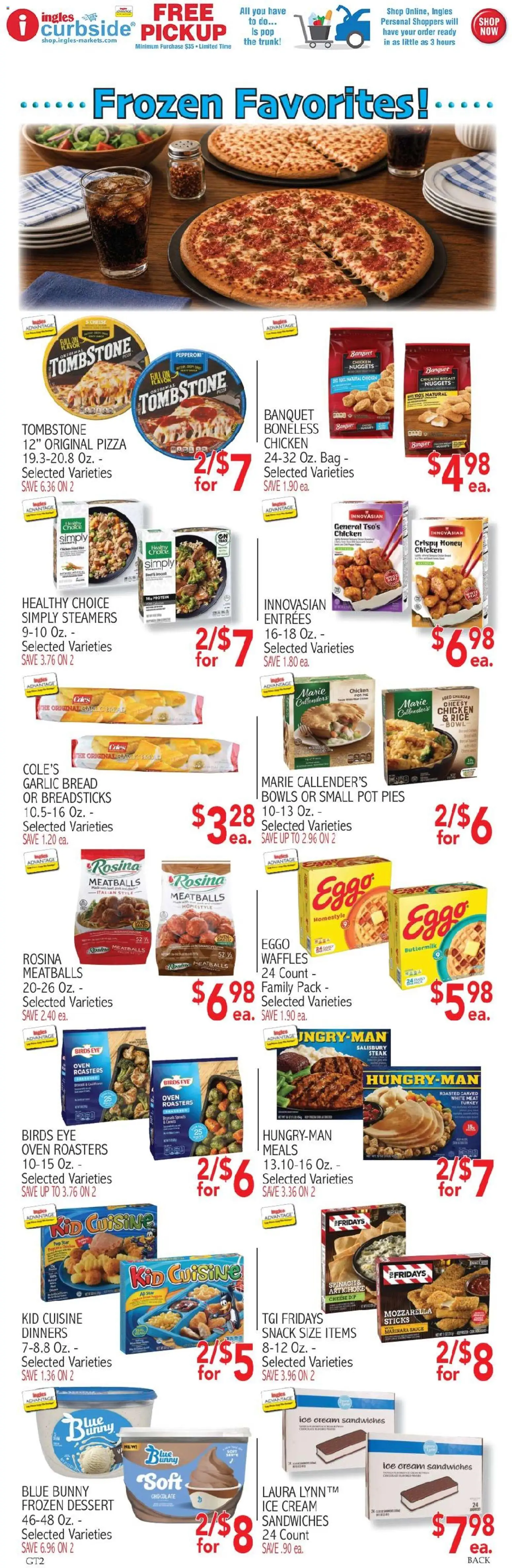 Ingles Weekly Ad - valid from 07/15/2026 | Page: 6 | Products: Bread, Pizza, Rice, Cream