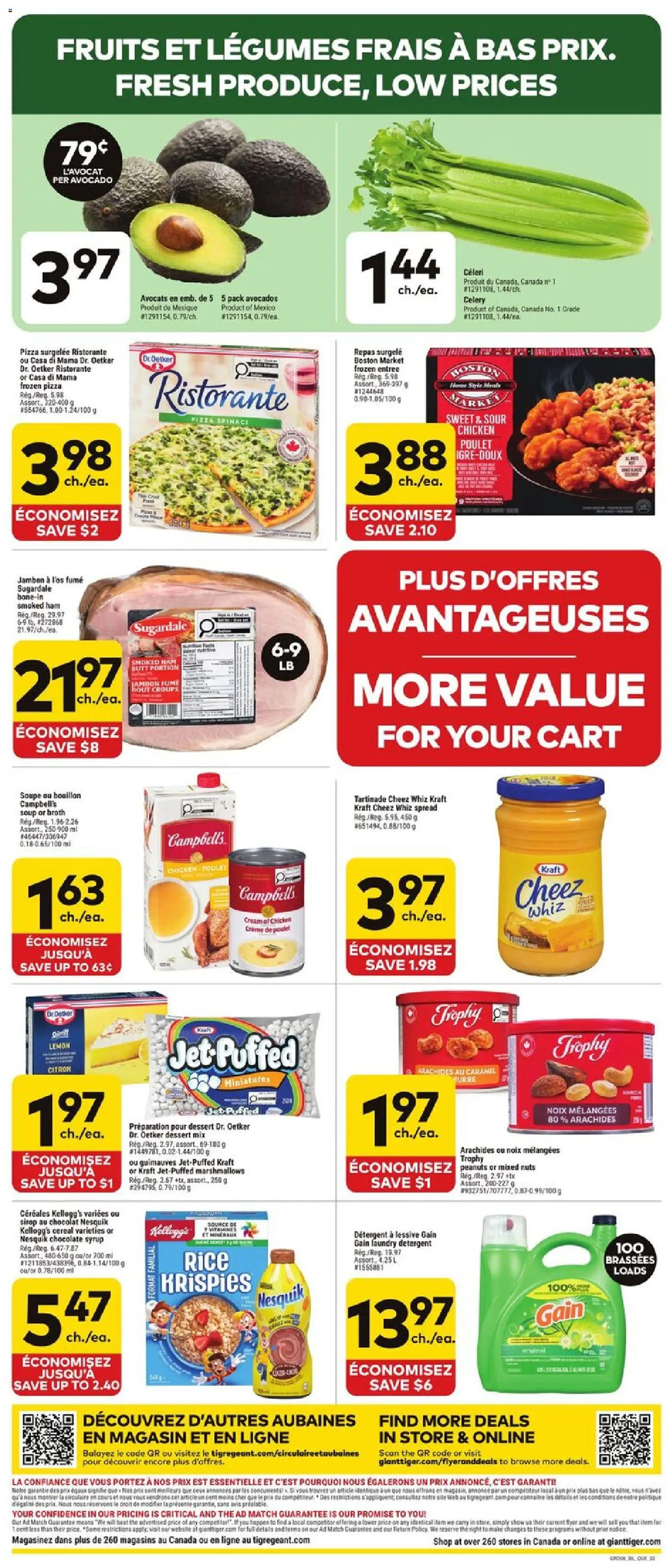 Giant Tiger flyer valid from Sep 23, 2026 | Page: 2 | Products: Rice, Dessert, Peanuts, Pizza