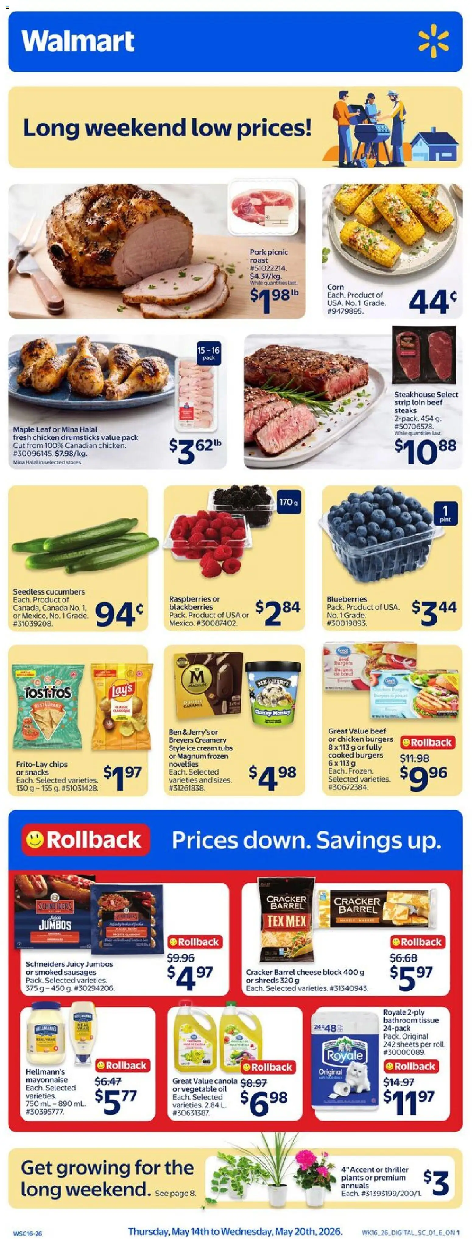 Walmart flyer valid from 14.05.2026 | Page: 1