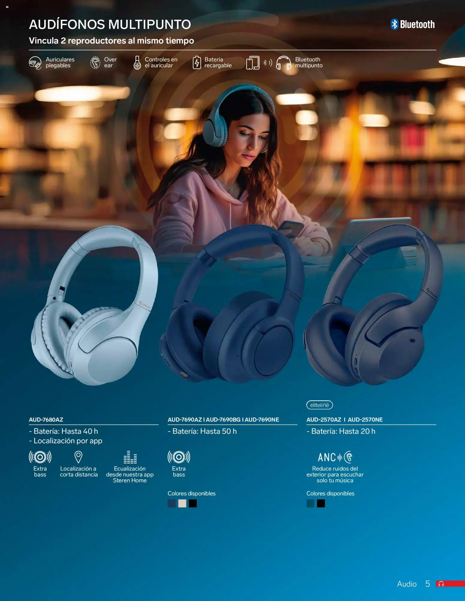 Nuevas ofertas de Steren válidas en toda la República Mexicana desde el 01.01.2026. ¡Encuentra las mejores ofertas en Steren catálogo! | Página: 17 | Productos: Audio, Audífonos, Batería