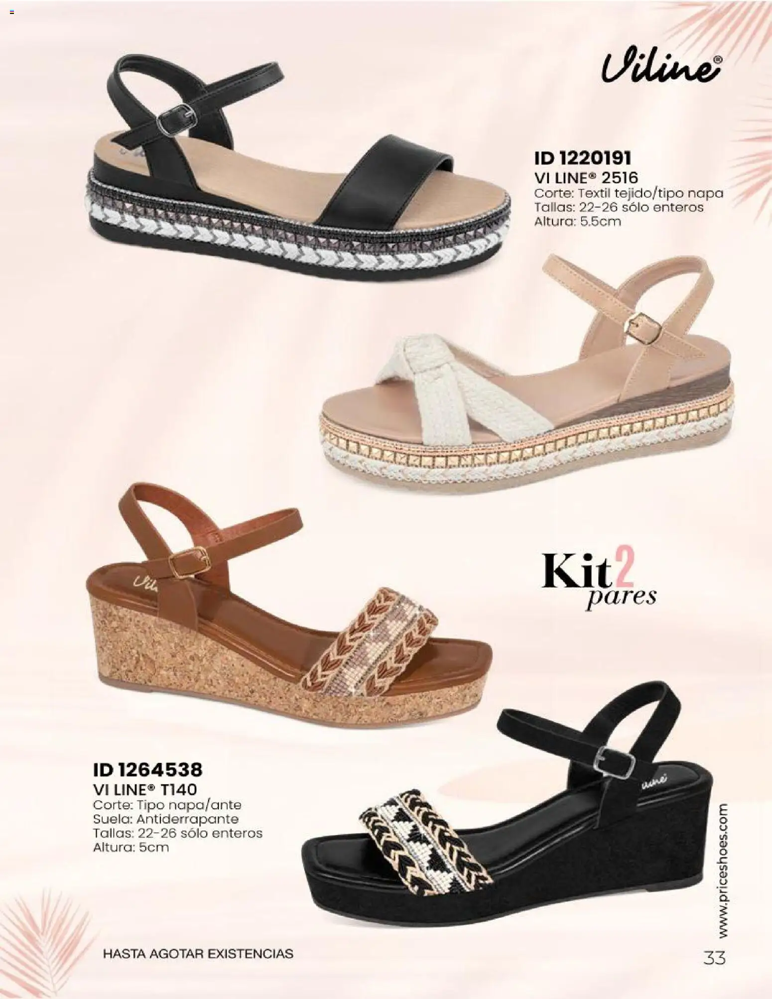 Nuevas ofertas de Price Shoes válidas en toda la República Mexicana desde el 23.04.2026. ¡Encuentra las mejores ofertas en Price Shoes catálogo Sandalias Kits! | Página: 33
