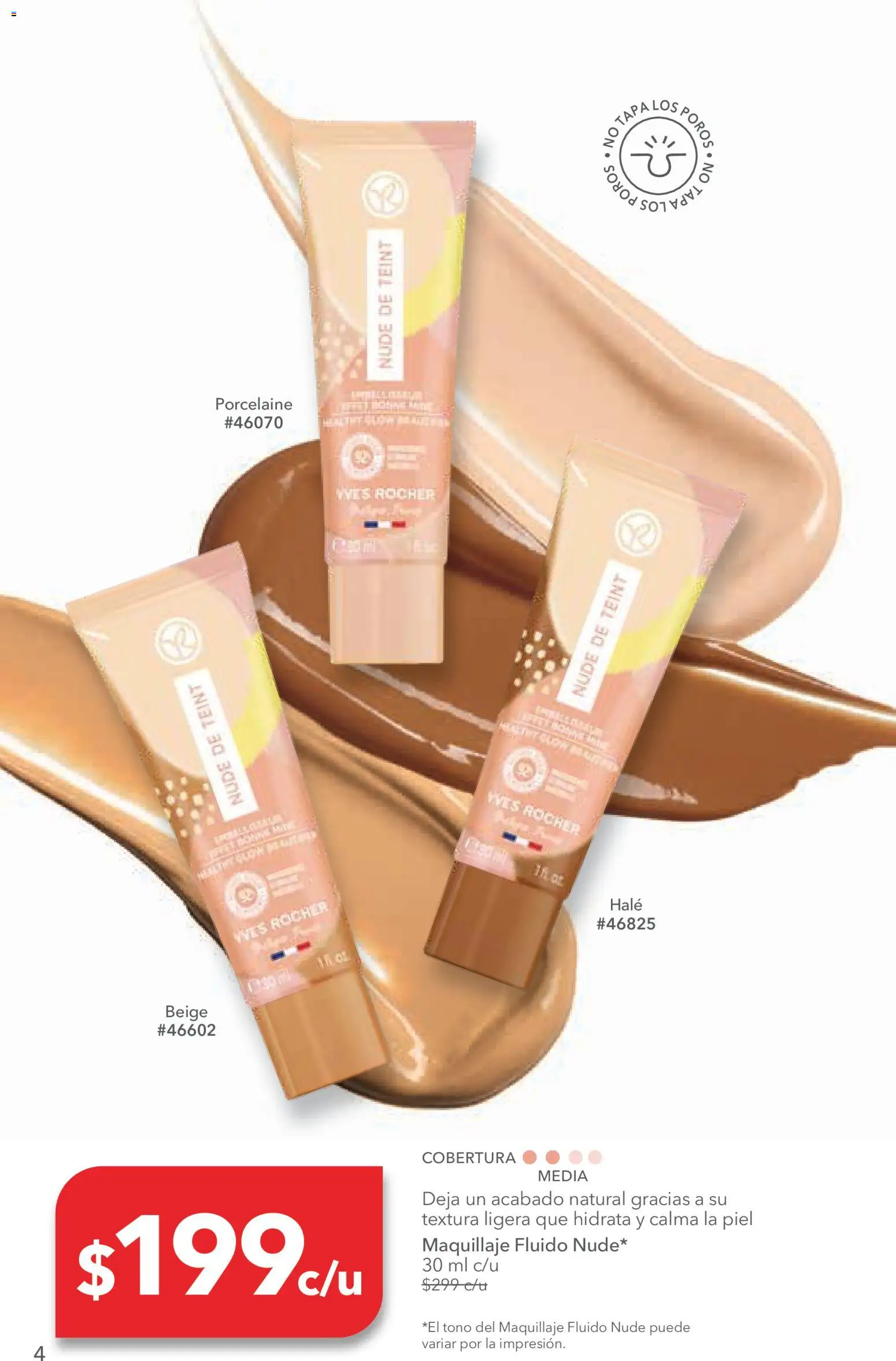Nuevas ofertas de Yves Rocher válidas en toda la República Mexicana desde el 14/07/2026. ¡Encuentra las mejores ofertas en Yves Rocher campaña 10 2026! | Página: 4 | Productos: Maquillaje