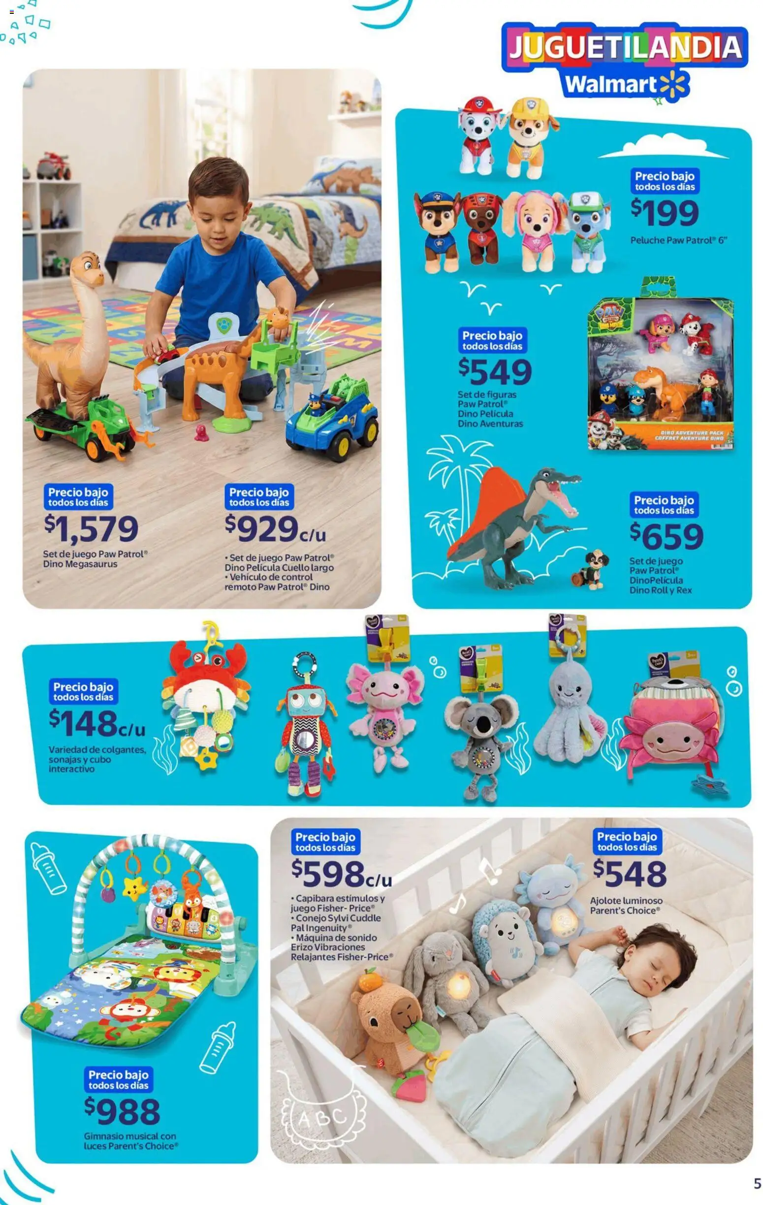 Nuevas ofertas de Walmart válidas en toda la República Mexicana desde el 28/09/2026. ¡Encuentra las mejores ofertas en Walmart folleto Juguetilandia! | Página: 4 | Productos: Conejo, Juego