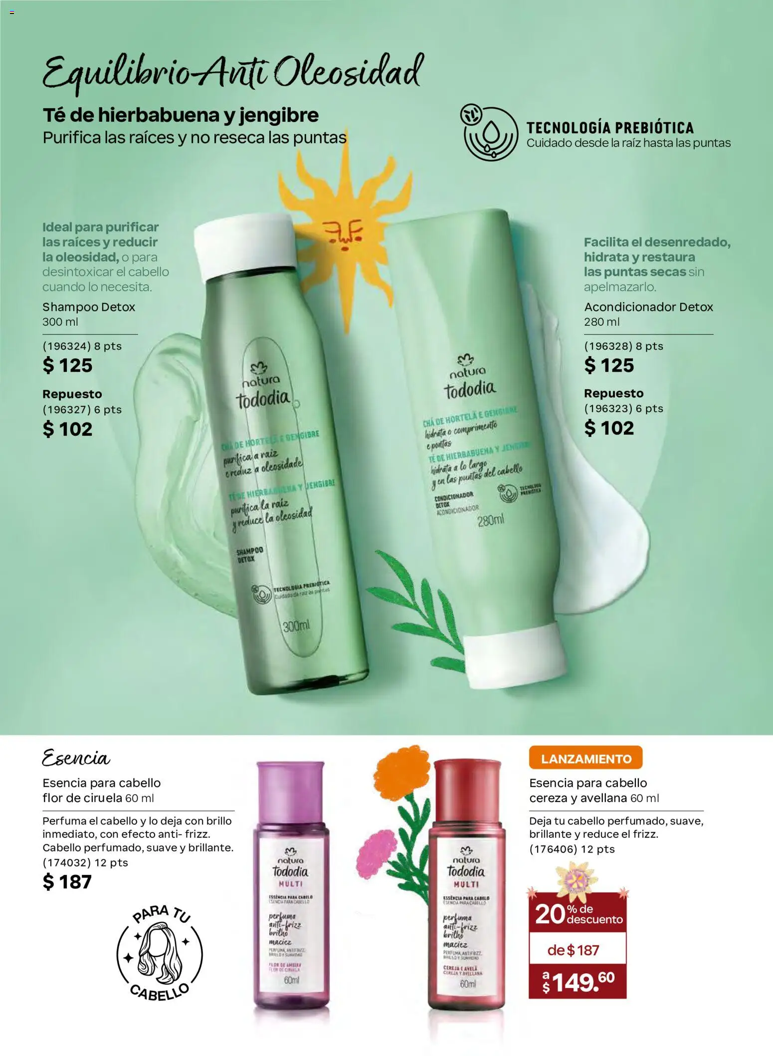 Nuevas ofertas de Natura válidas en toda la República Mexicana desde el 02/10/2026. ¡Encuentra las mejores ofertas en Natura campaña  15 2026! | Página: 161 | Productos: Brillo, Shampoo, Puertas, Té