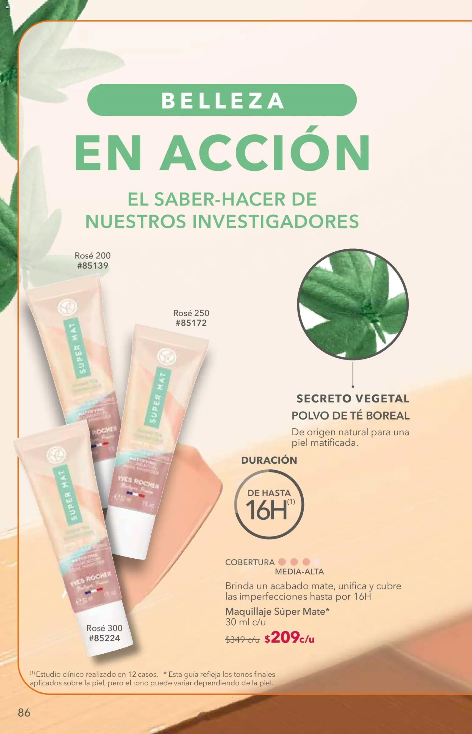 Nuevas ofertas de Yves Rocher válidas en toda la República Mexicana desde el 25/08/2026. ¡Encuentra las mejores ofertas en Yves Rocher campaña 12 2026! | Página: 88 | Productos: Té, Maquillaje, Polvo, Sobre